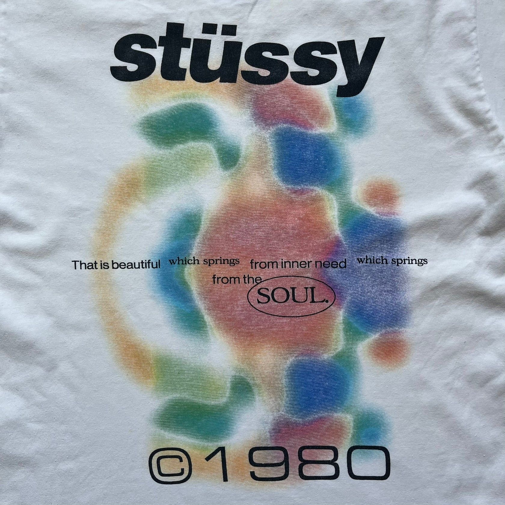 Stussy Stussy Soul 1980 White Tee Size US M / EU 48-50 / 2 - 3 Thumbnail