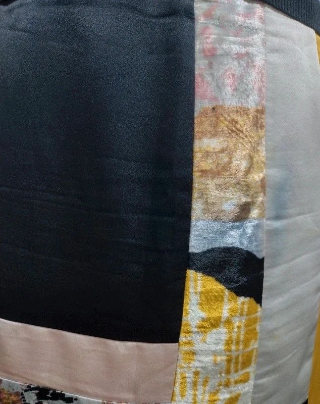 Christian Lacroix Vintage ChristianLacroix Patchwork Silk Skirt 90 Art Couture Size 30" / US 8 / IT 44 - 7 Thumbnail