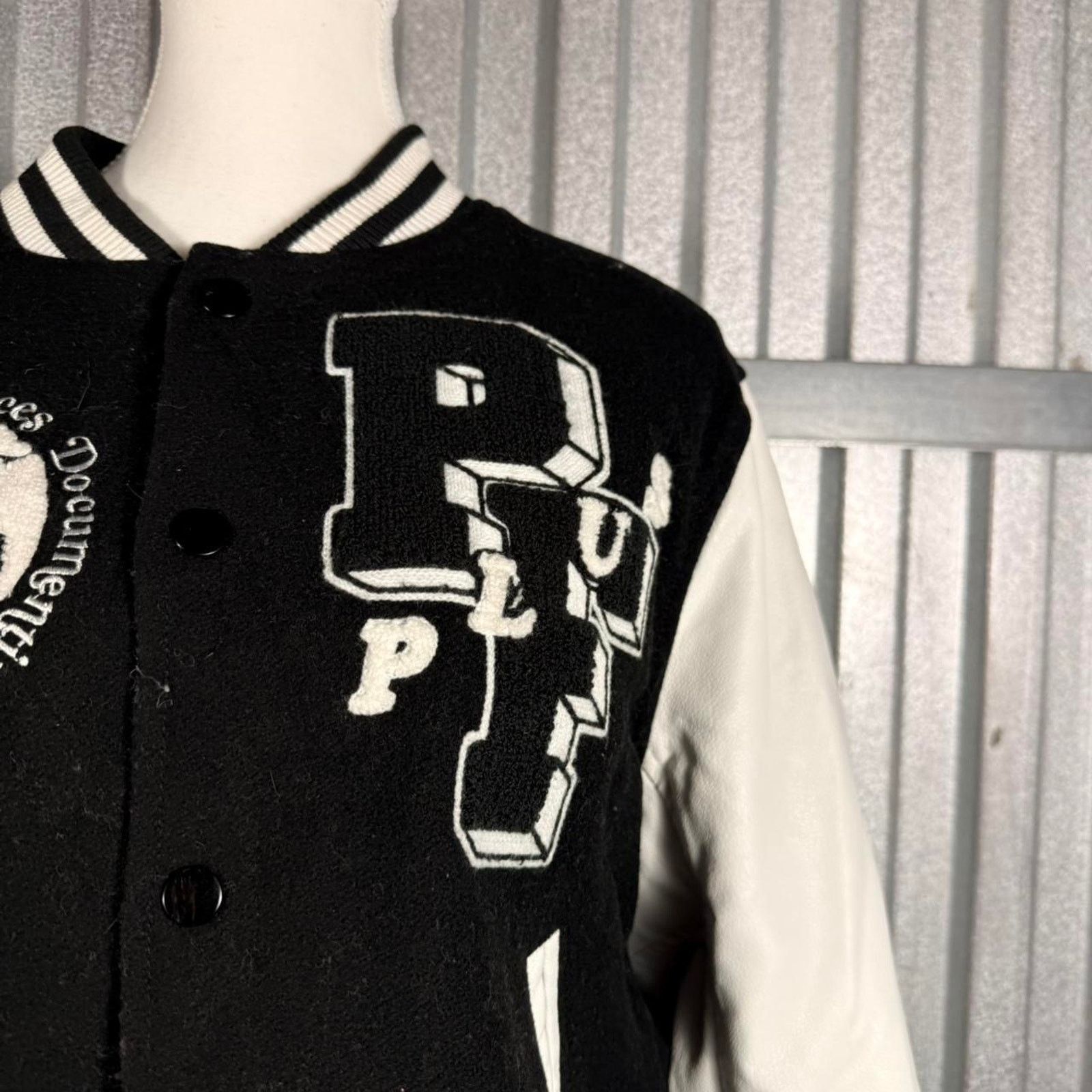 Places + Faces Black and white places and faces varsity jacket Size L / US 10 / IT 46 - 4 Thumbnail