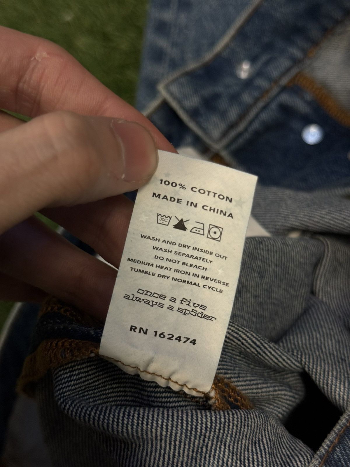 Sp5der Sp5der Worldwide Jean Beluga Denim Pants Size 34 (NEW) Size US 34 / EU 50 - 10 Thumbnail