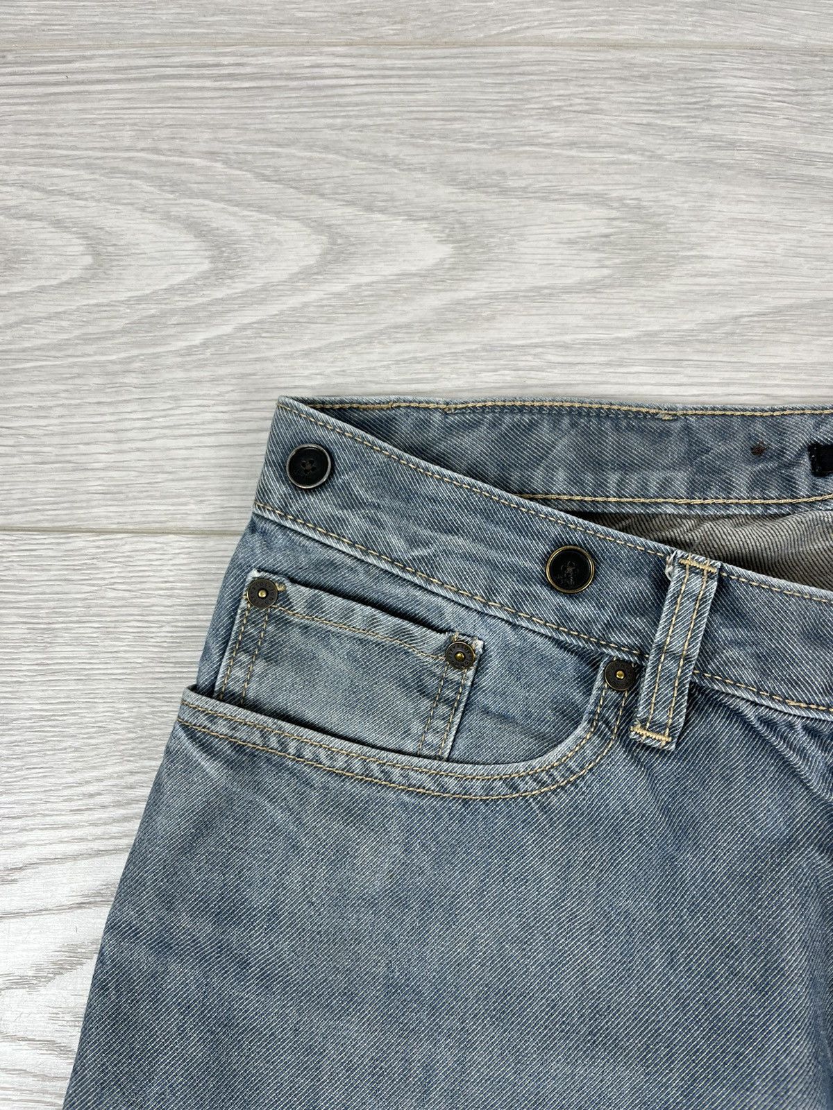 John Varvatos John Varvatos USA Denim Grey Pants Size US 31 - 6 Thumbnail