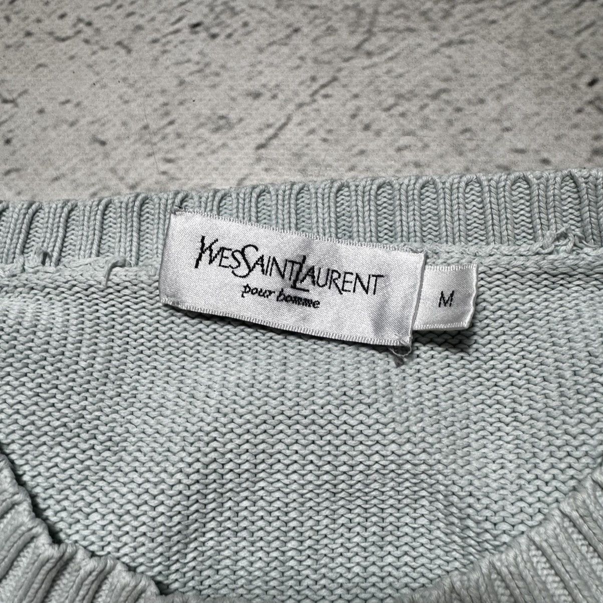 Yves Saint Laurent vintage ysl sweater big logo yves saint laurent luxury Size US M / EU 48-50 / 2 - 10 Thumbnail
