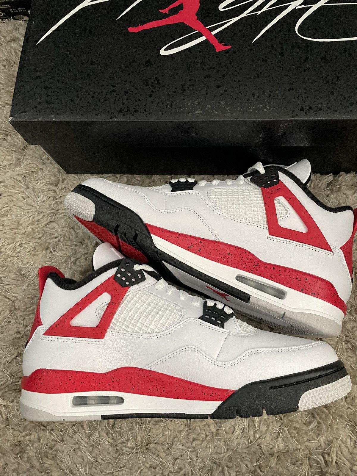 Jordan Brand Jordan 4 Red Cement Size US 9.5 / EU 42-43 - 3 Thumbnail