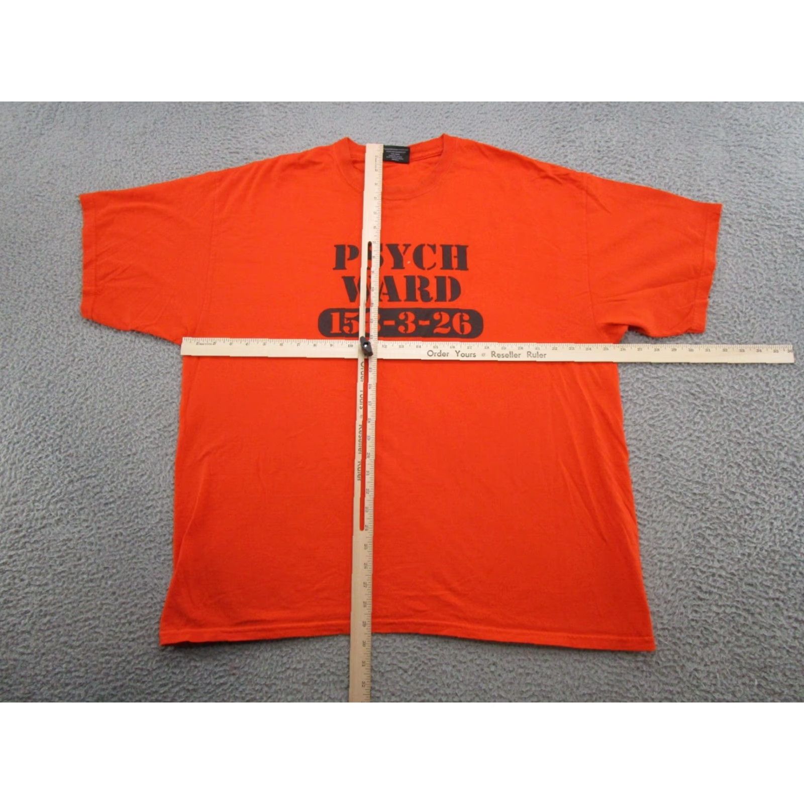 Vintage VTG Steve & Barry's T-Shirt Blaze Orange Men 2XL Short Sleeve Read 90s/2000s Mens Shirts Blaze Size US XXL / EU 58 / 5 - 4 Thumbnail