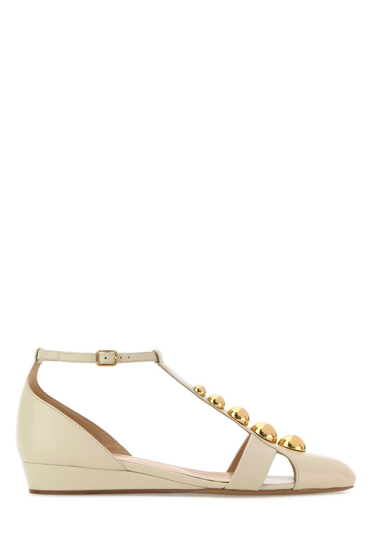 Chloe Cream Leather Cleia Ballerinas Size US 9 / IT 39 - 1 Thumbnail