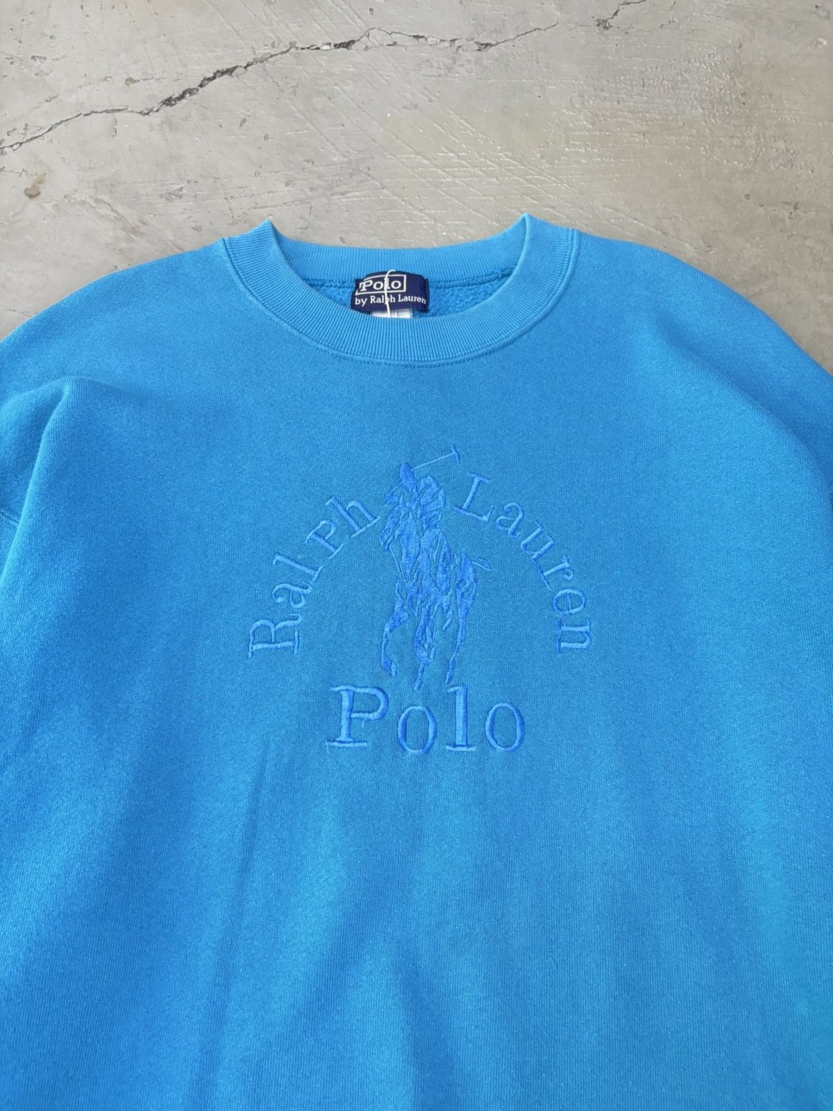 Polo Ralph Lauren × RRL Ralph Lauren × Ralph Lauren Vintage Polo Ralph Lauren Sweatshirt Embroidered Sweater Size US L / EU 52-54 / 3 - 2 Thumbnail