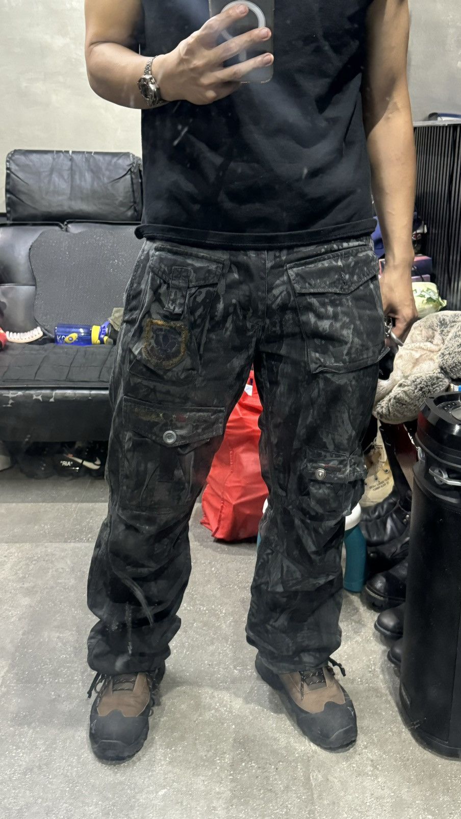 Other × Vintage vintage japanese brand save stars camouflage cargo pants Size US 32 / EU 48 - 17 Thumbnail