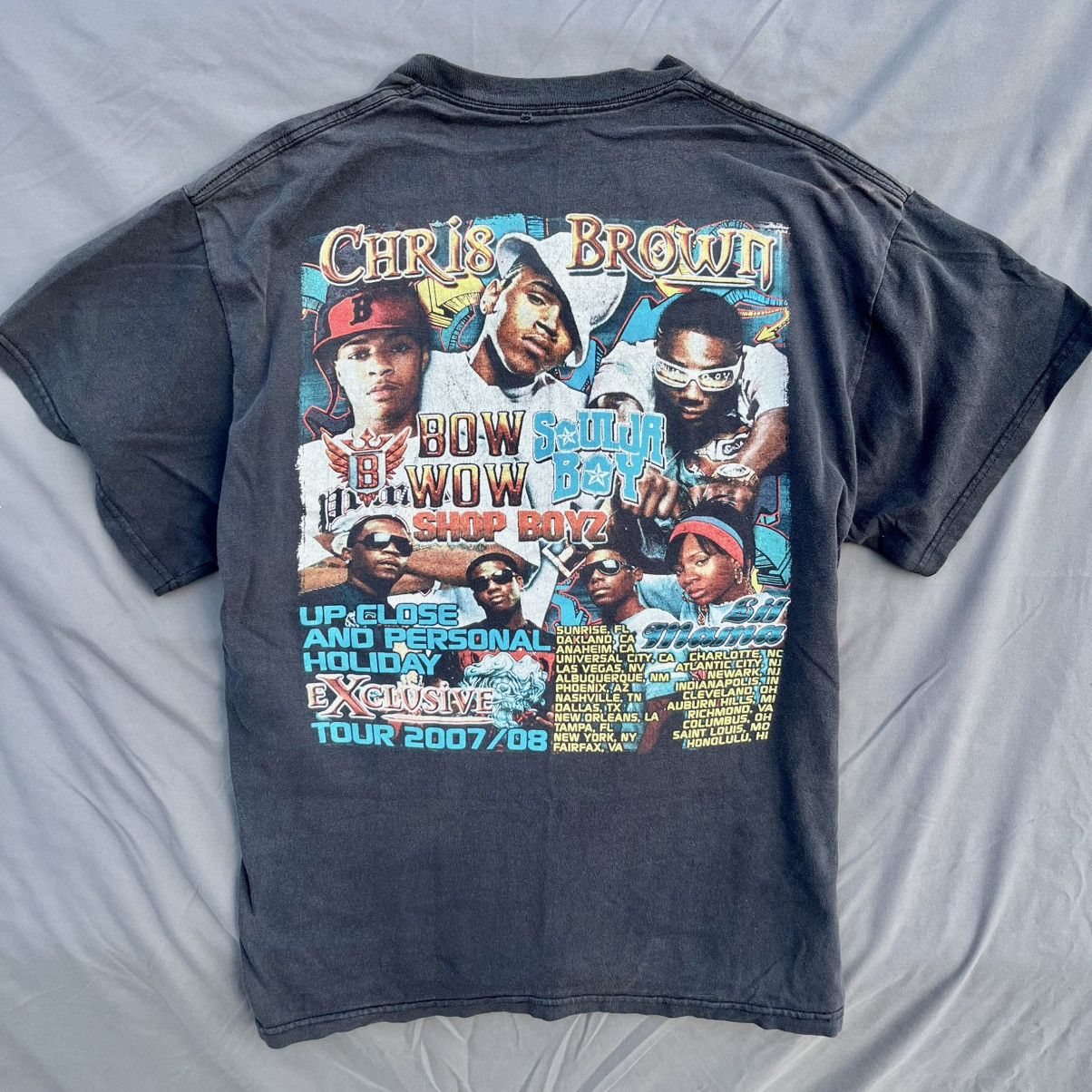 Rap Tees 2007 Chris Brown, Bow Wow, & Soulja Boy Tour Tee Size US M / EU 48-50 / 2 - 3 Thumbnail