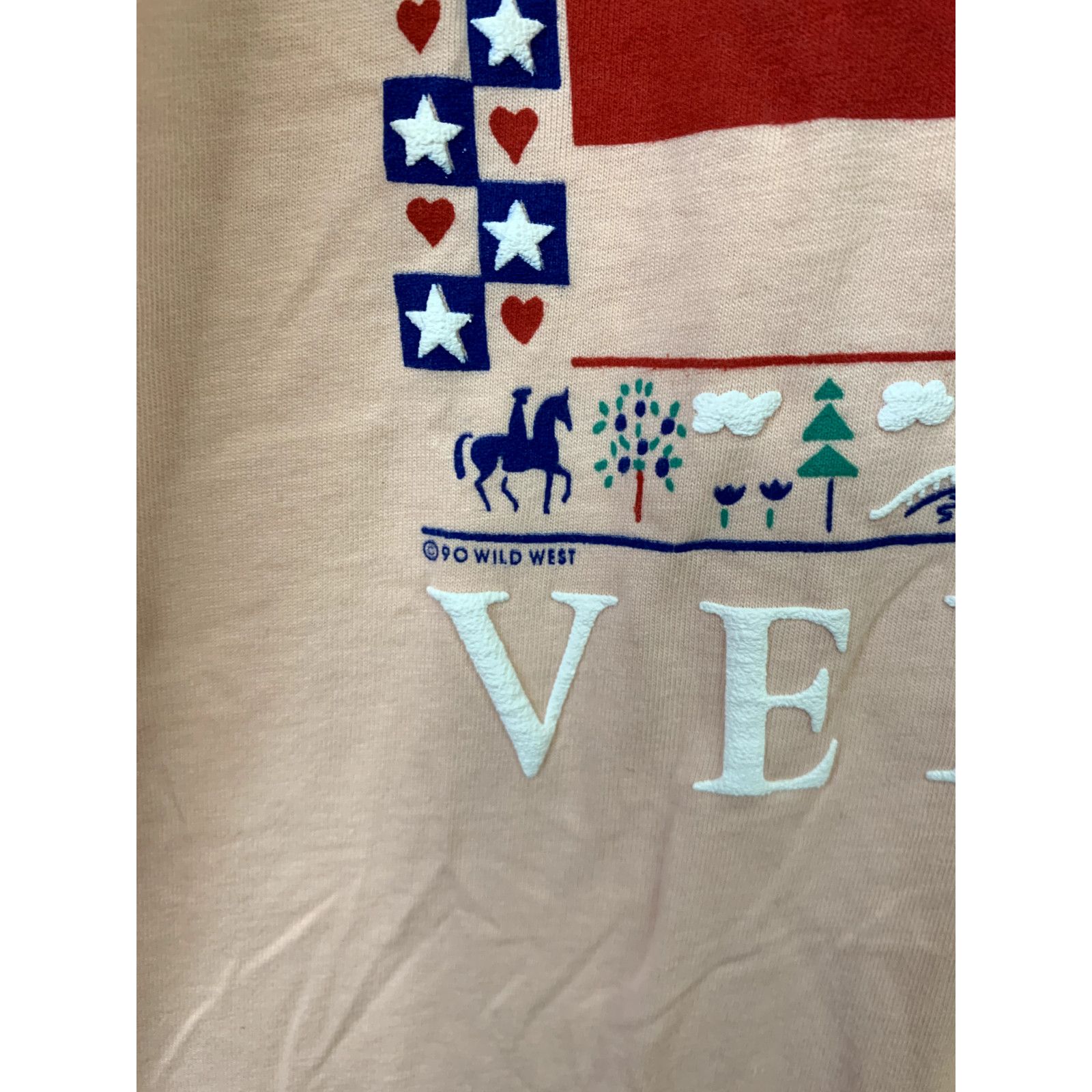 Jerzees Vintage Vermont Shirt Pink Church Tee T-shirt 1990 VTG M Size US M / EU 48-50 / 2 - 2 Thumbnail