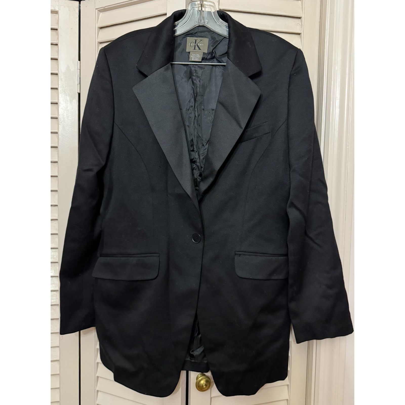 Calvin Klein Calvin Klein Men's Blazer Wool Blazer Jacket size 14 Size 40R - 2 Thumbnail