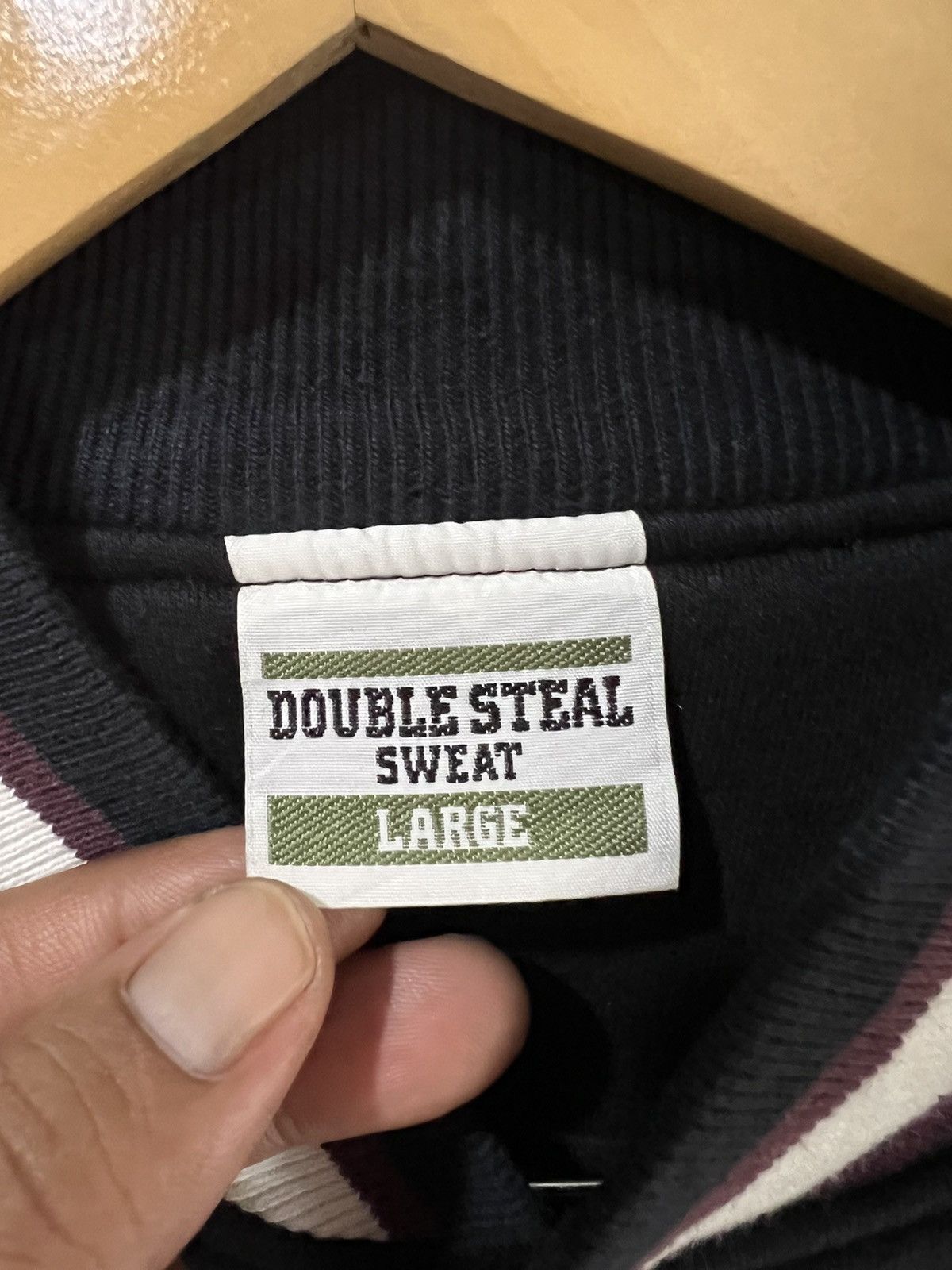 Japanese Brand 🔥Double Steal Cotton Varsity Jacket Size US L / EU 52-54 / 3 - 14 Thumbnail