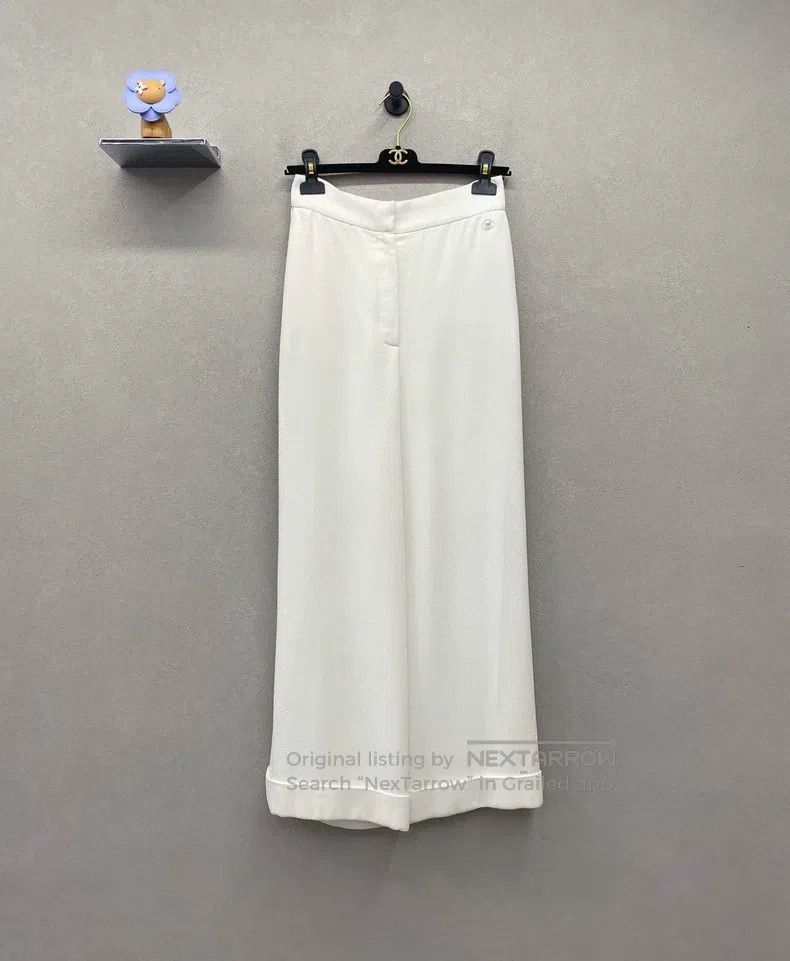 Chanel Chanel Wide-leg trousers Size 42" / US 20 - 1 Thumbnail
