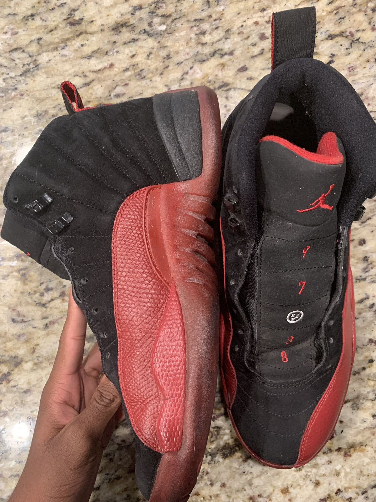 Nike Jordan 12 Retro flu game Size US 10.5 / EU 43-44 - 9 Thumbnail