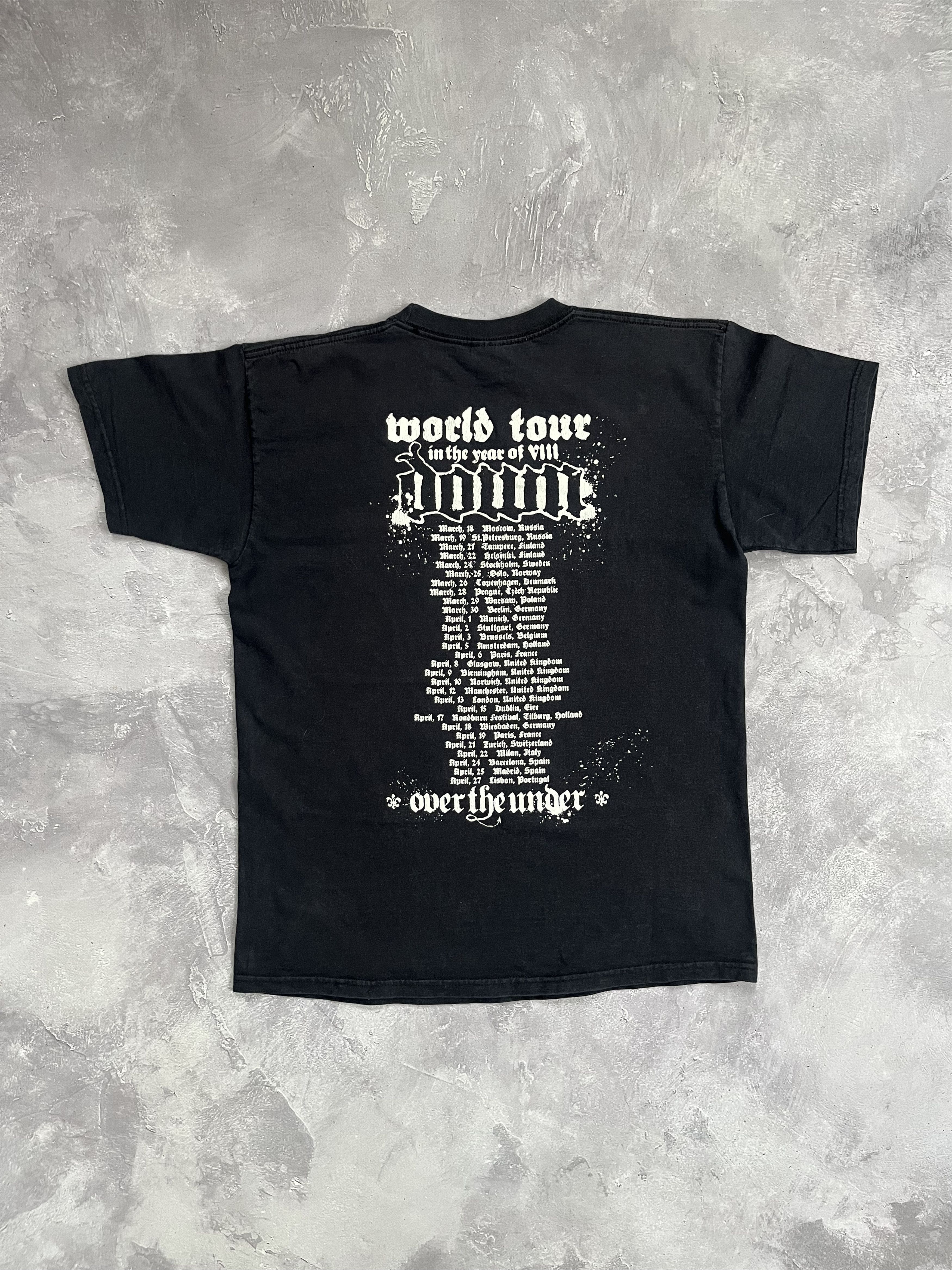 Band Tees Vintage Down T Shirt Black Band World Tour Tee 2008 NOLA Size US M / EU 48-50 / 2 - 2 Thumbnail