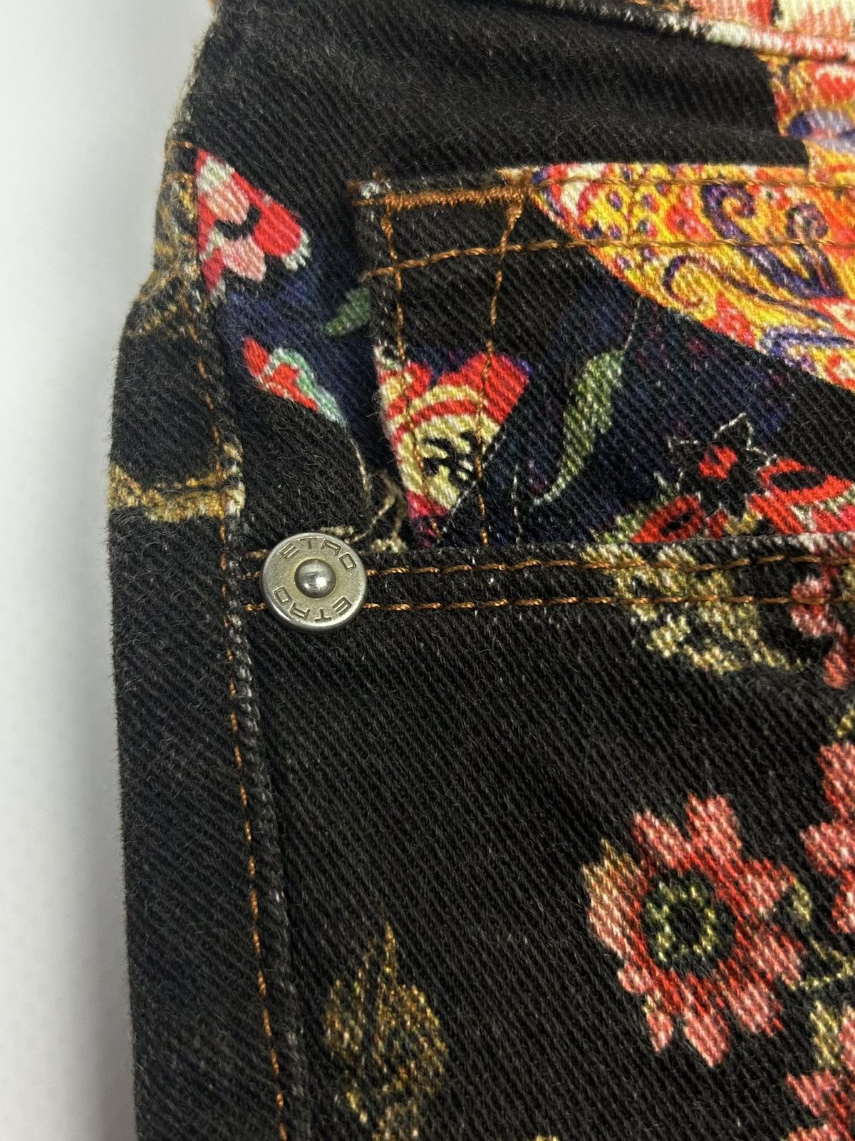 Etro ETRO Milano womens Tiger & Floral Print Pants Size 27" / US 4 / IT 40 - 10 Thumbnail
