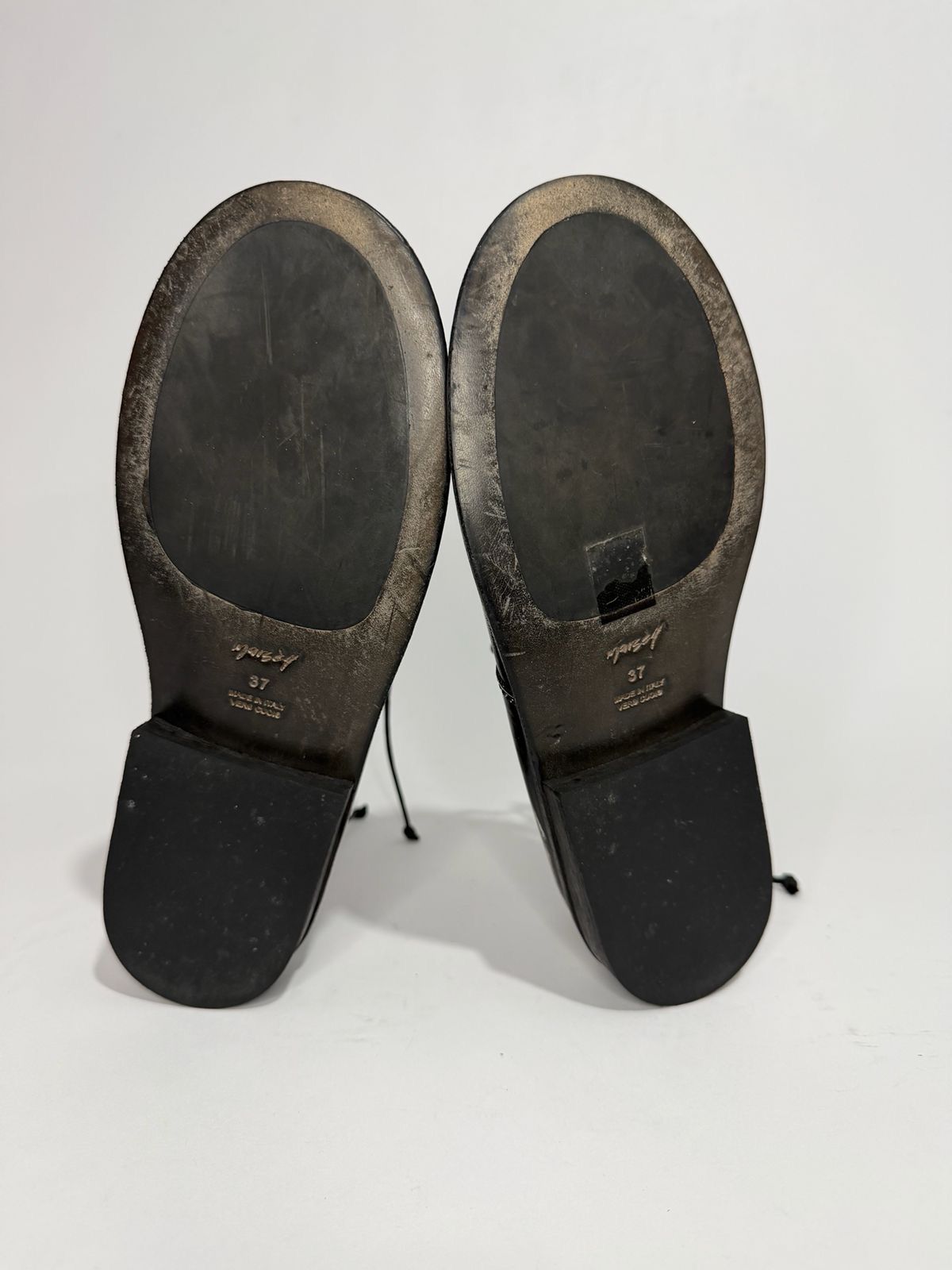 Marsell MARSÈLL Muso Derby In Leather In Nero Size 37 EU/ 7 US/ 4 UK Size US 7 / IT 37 - 4 Thumbnail
