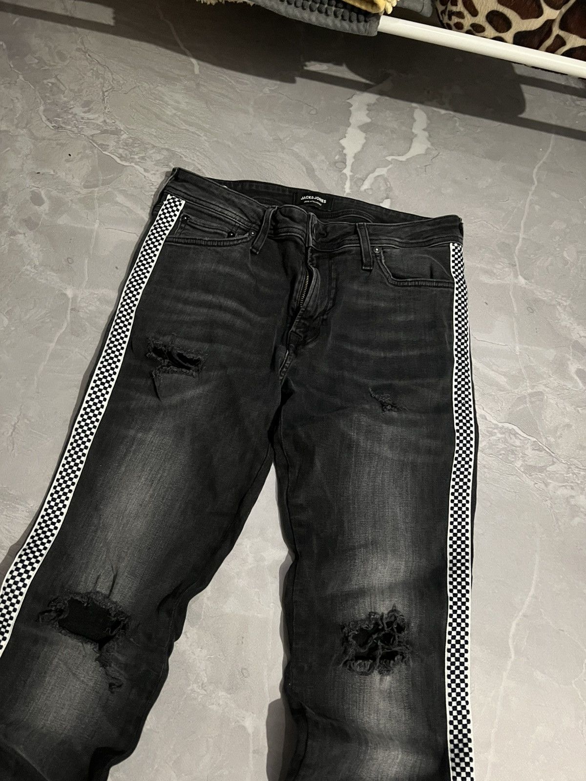 Japanese Brand Underground Dark Slim Heavy / Balenciaga Style / Glamour 90s Size US 31 - 3 Thumbnail