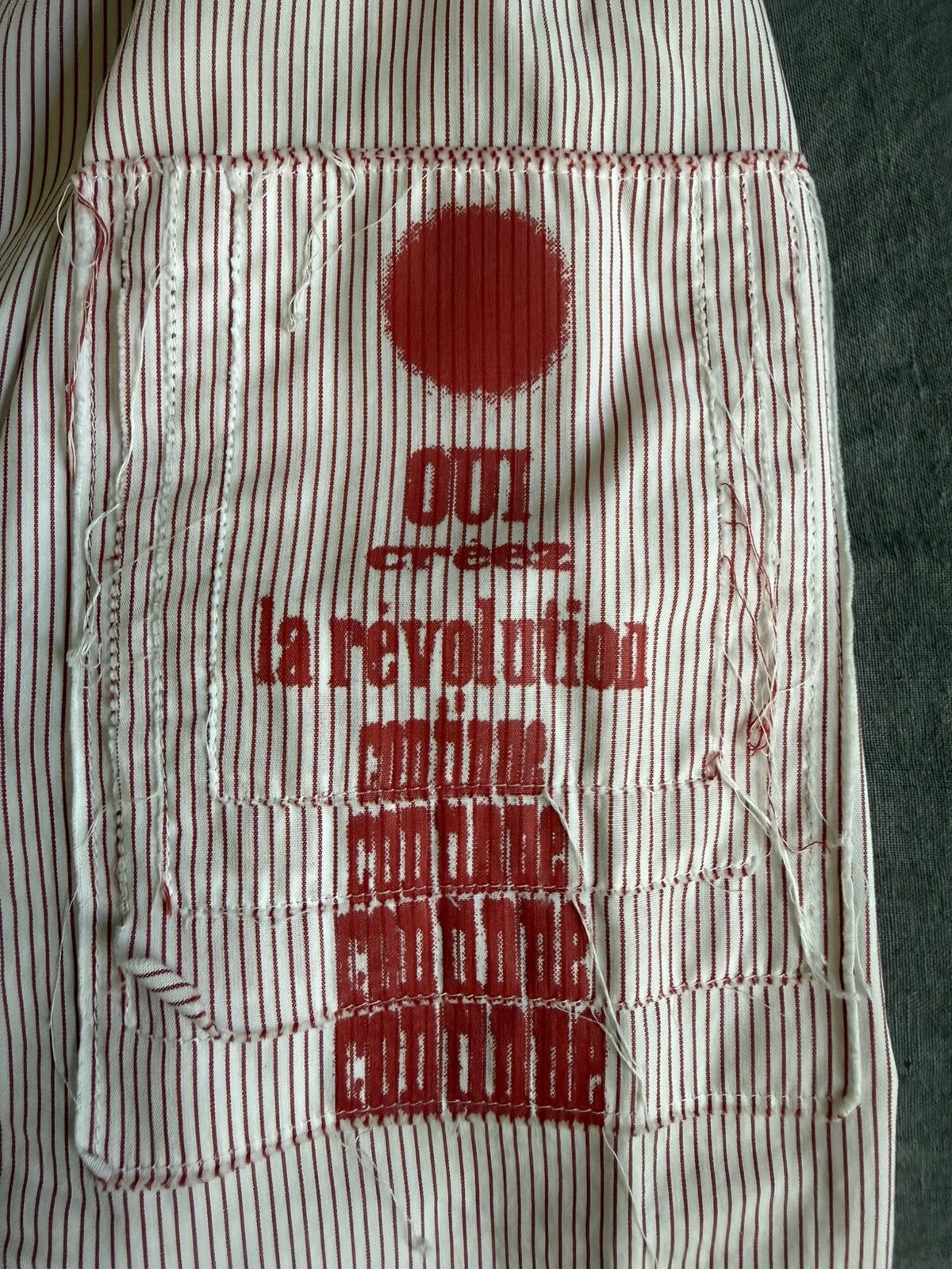 Raf Simons SS02 Distressed Camp Patch Shirt Size US M / EU 48-50 / 2 - 7 Thumbnail