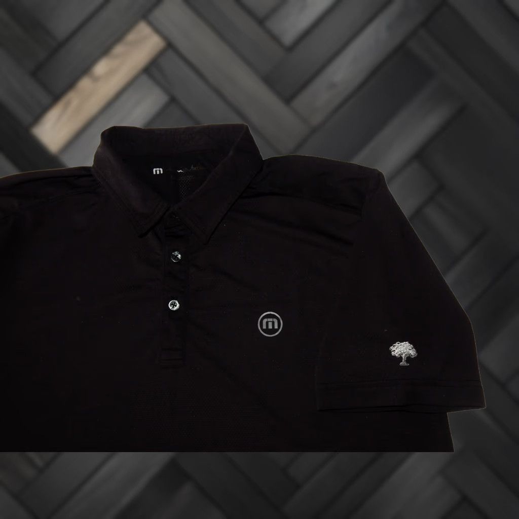 TravisMathew Travis Mathew Polo Shirt Men M Solid Black Short Sleeve Polyester Polo Shirt Men M Black Travis Mathew Polo Shirt Size US M / EU 48-50 / 2 - 1 Thumbnail