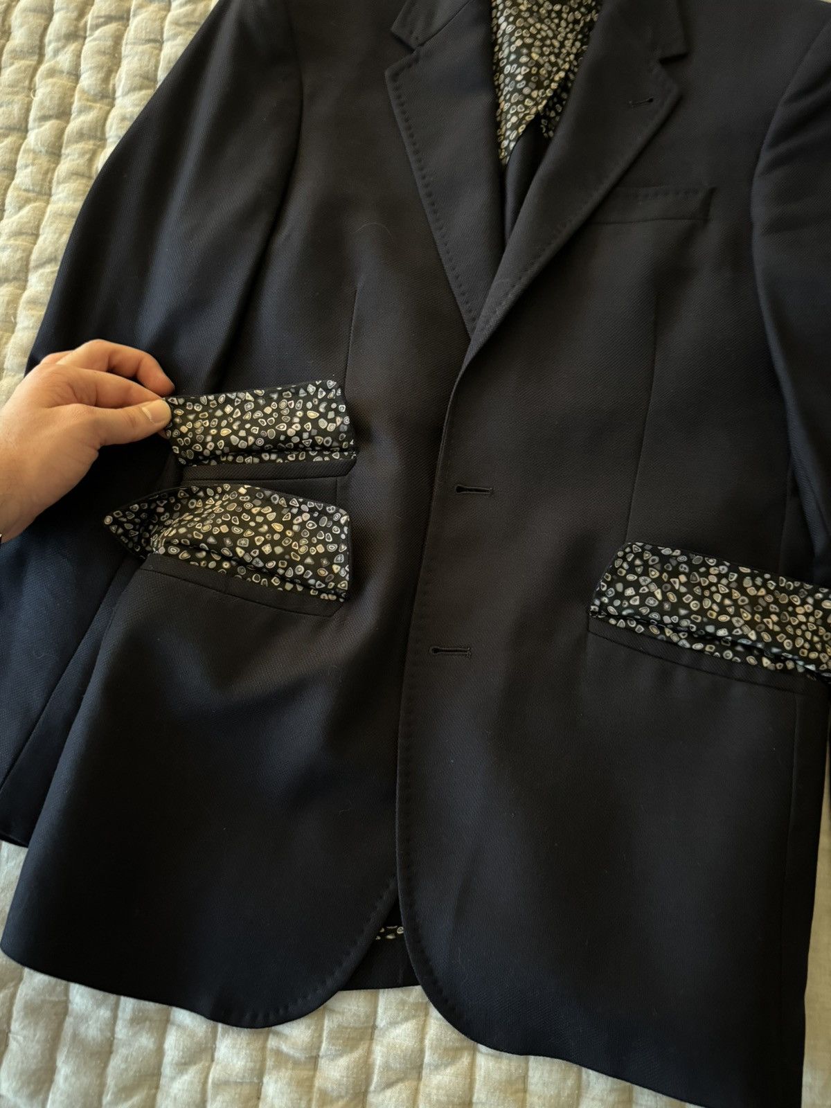Designer × Paul Smith Paul Smith London The Byard Blazer Men 38R Blue Two Button Size 38R - 13 Thumbnail