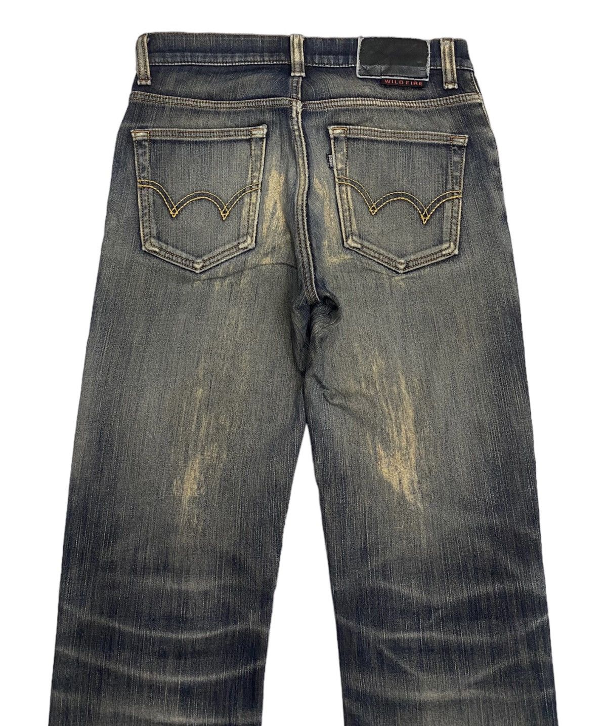 14th Addiction 🔥EDWIN WILD FIRE THRASHED DISTRESSED DENIM JEANS Size US 29 - 4 Thumbnail
