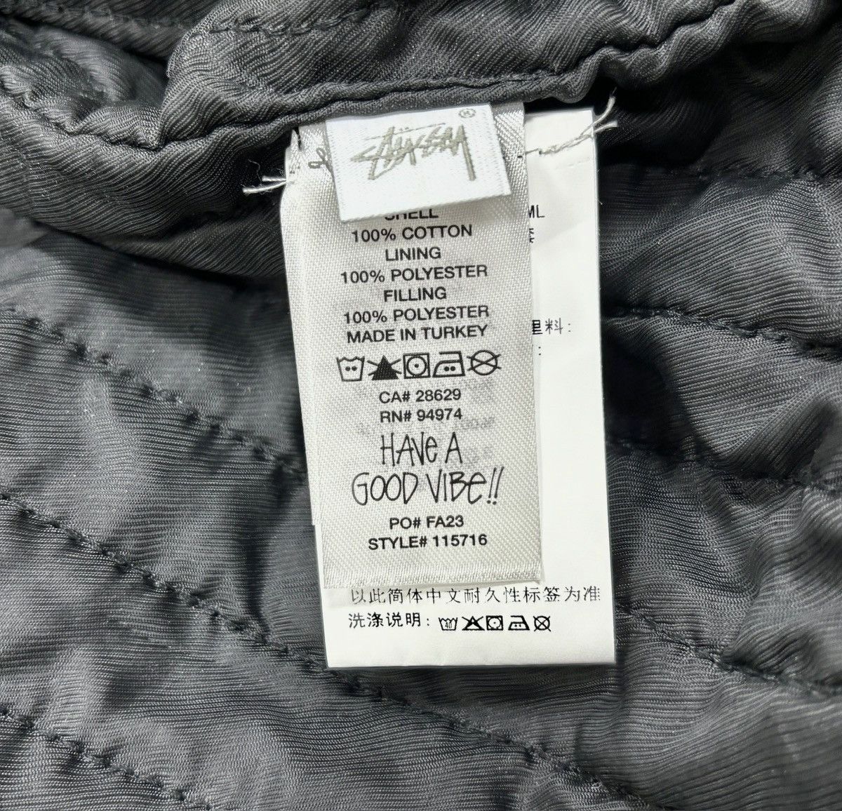 Stussy Stussy 23ss WORK JACKET INSULATED CANVAS Size US M / EU 48-50 / 2 - 11 Thumbnail