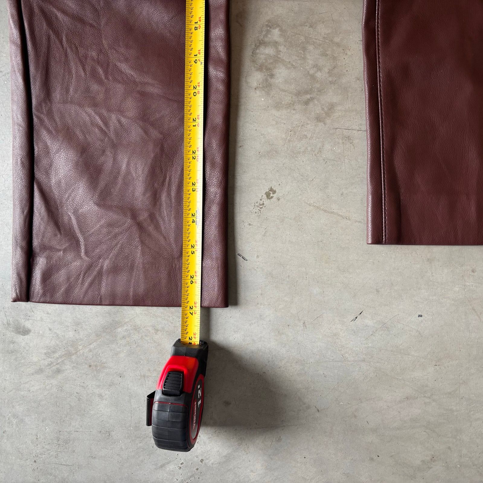 Vintage Vintage Rick Owen’s style leather pants Size US 26 / EU 42 - 4 Thumbnail