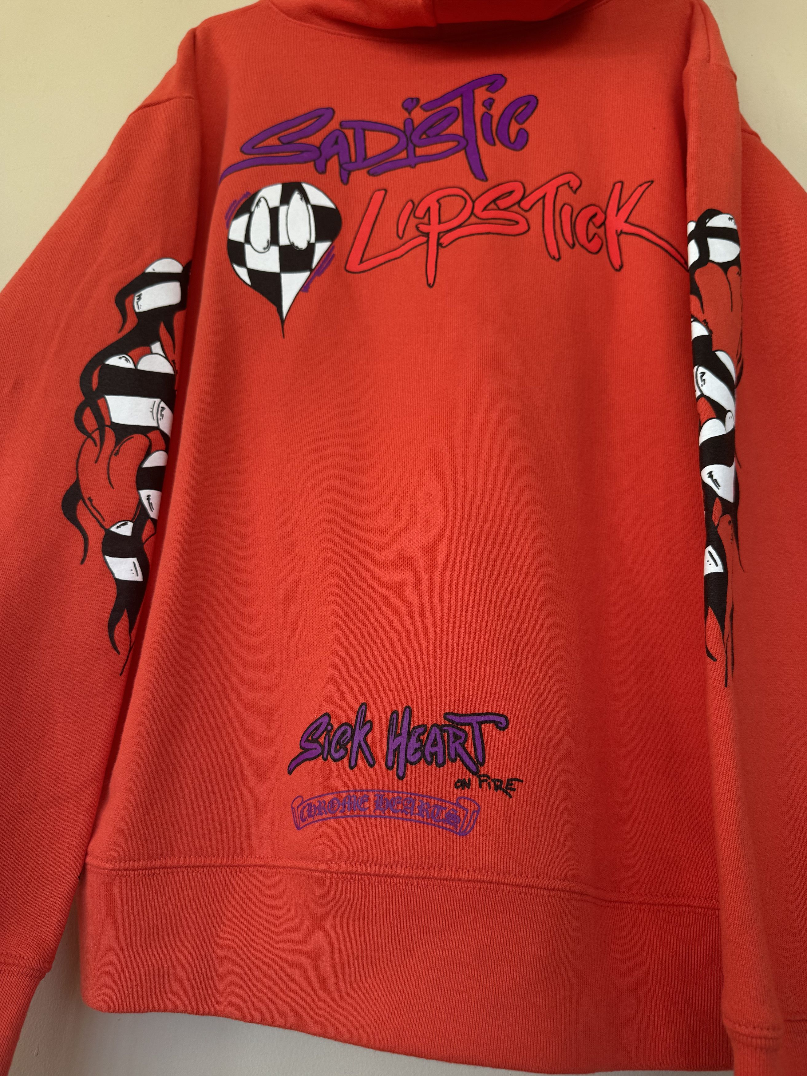 Chrome Hearts CH Sadistic Lipstick Hoodie Size US L / EU 52-54 / 3 - 9 Thumbnail