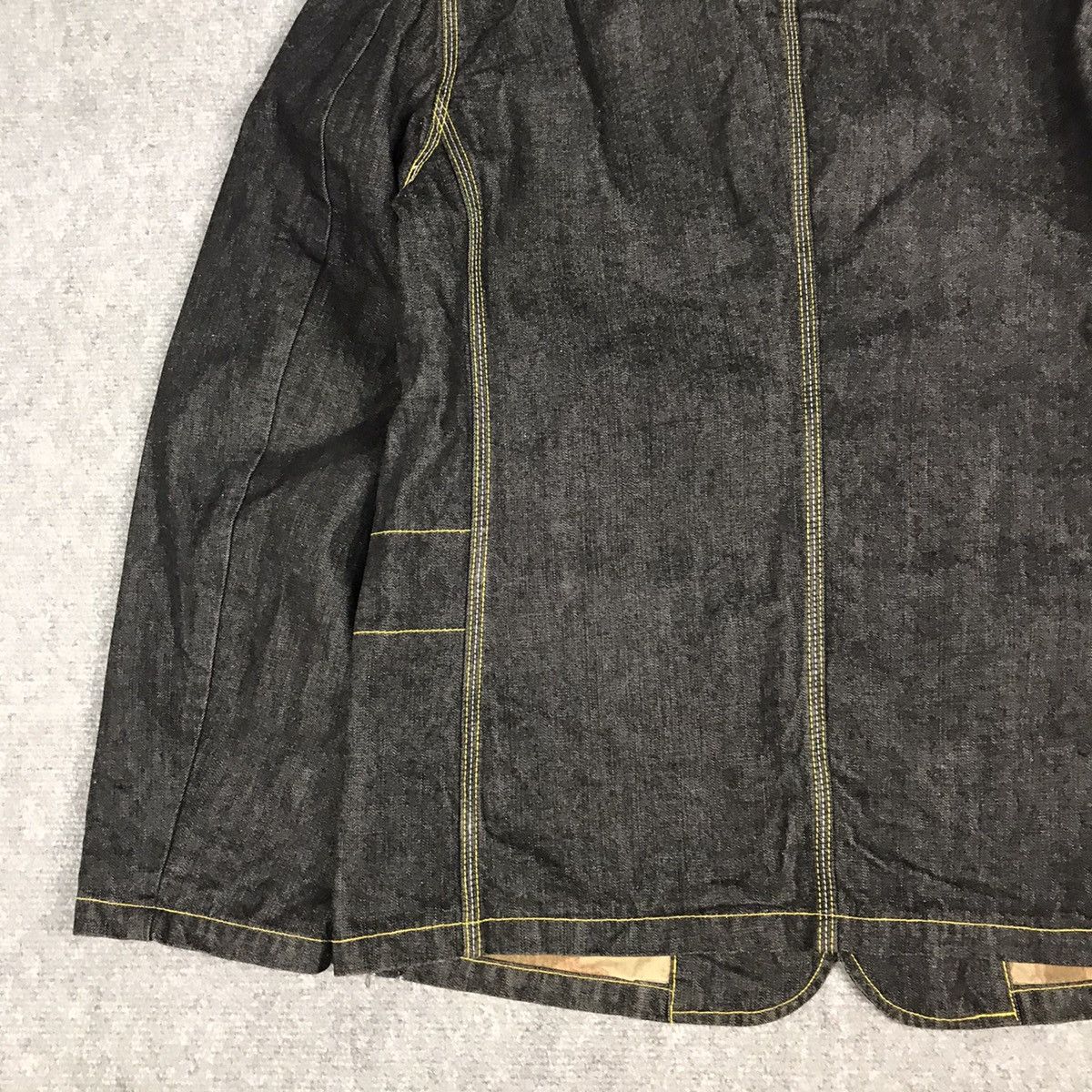 Swagger SWAGGER DENIM JACKET COAT YELLOW LINE STYLE Size US M / EU 48-50 / 2 - 11 Thumbnail