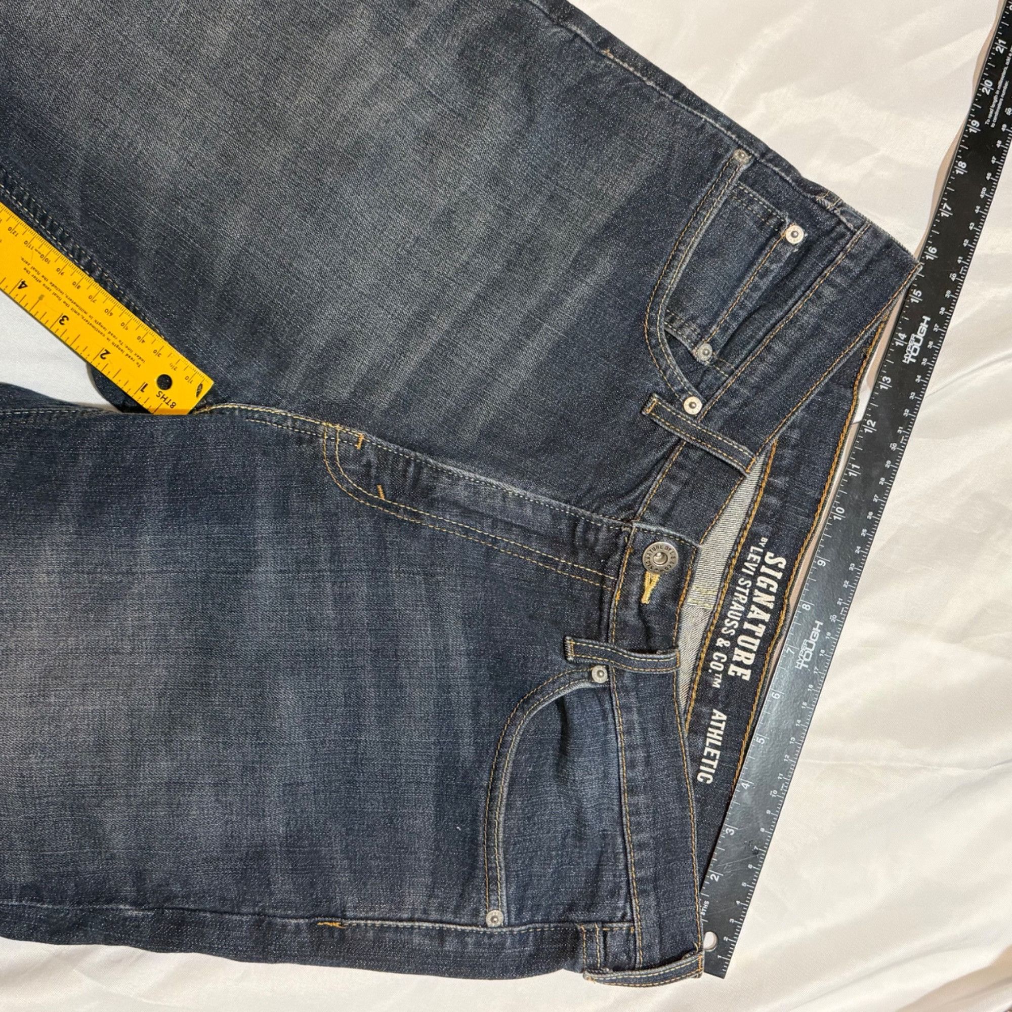 Levi's Signature Levi Strauss & Co Mens Straight Fit Jeans Size 32x Size US 32 / EU 48 - 4 Thumbnail