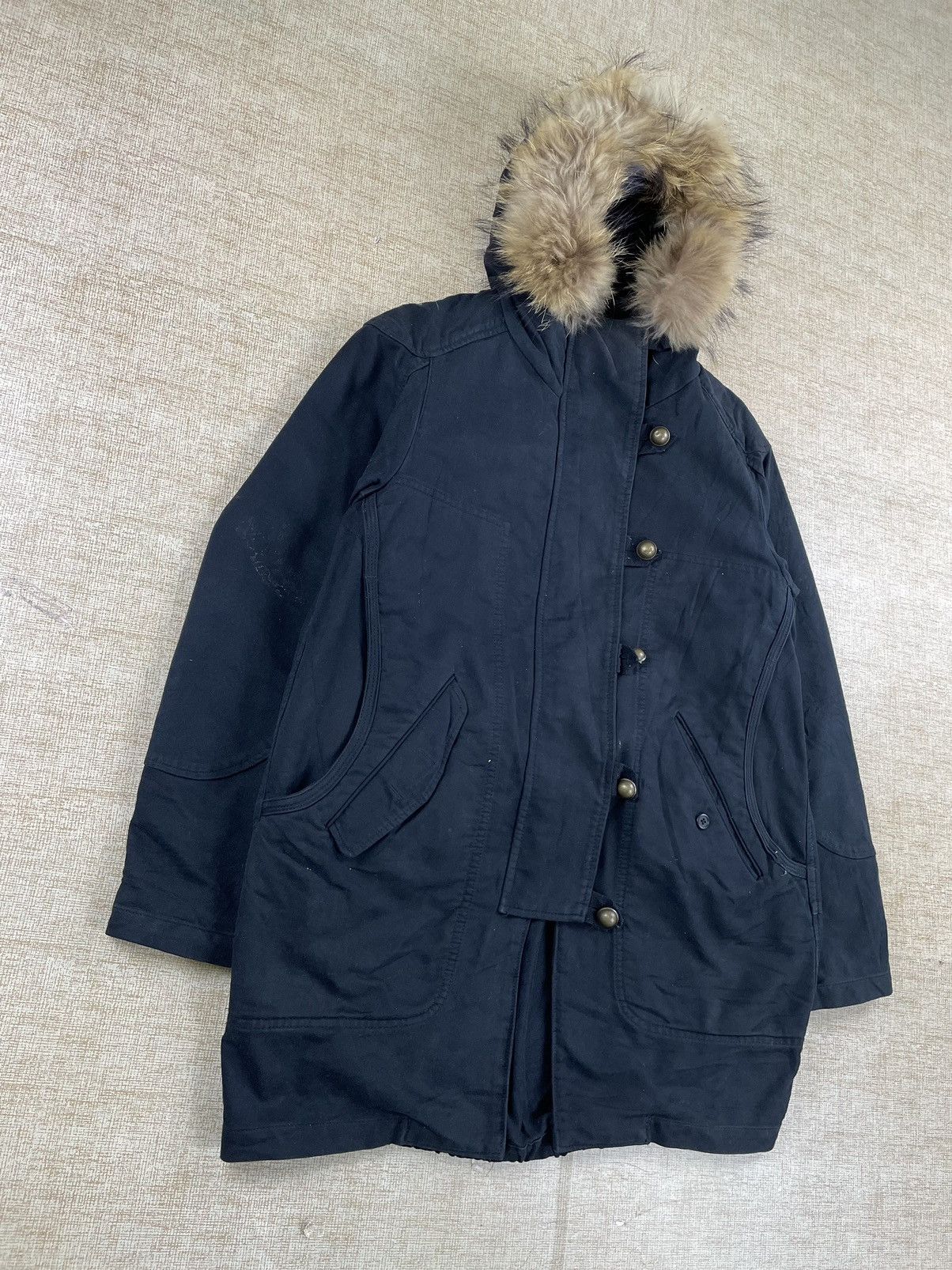 Issey Miyake TSUMORI CHISATO By Issey Miyake Faux Fur Hoodie Parka Size US M / EU 48-50 / 2 - 2 Thumbnail