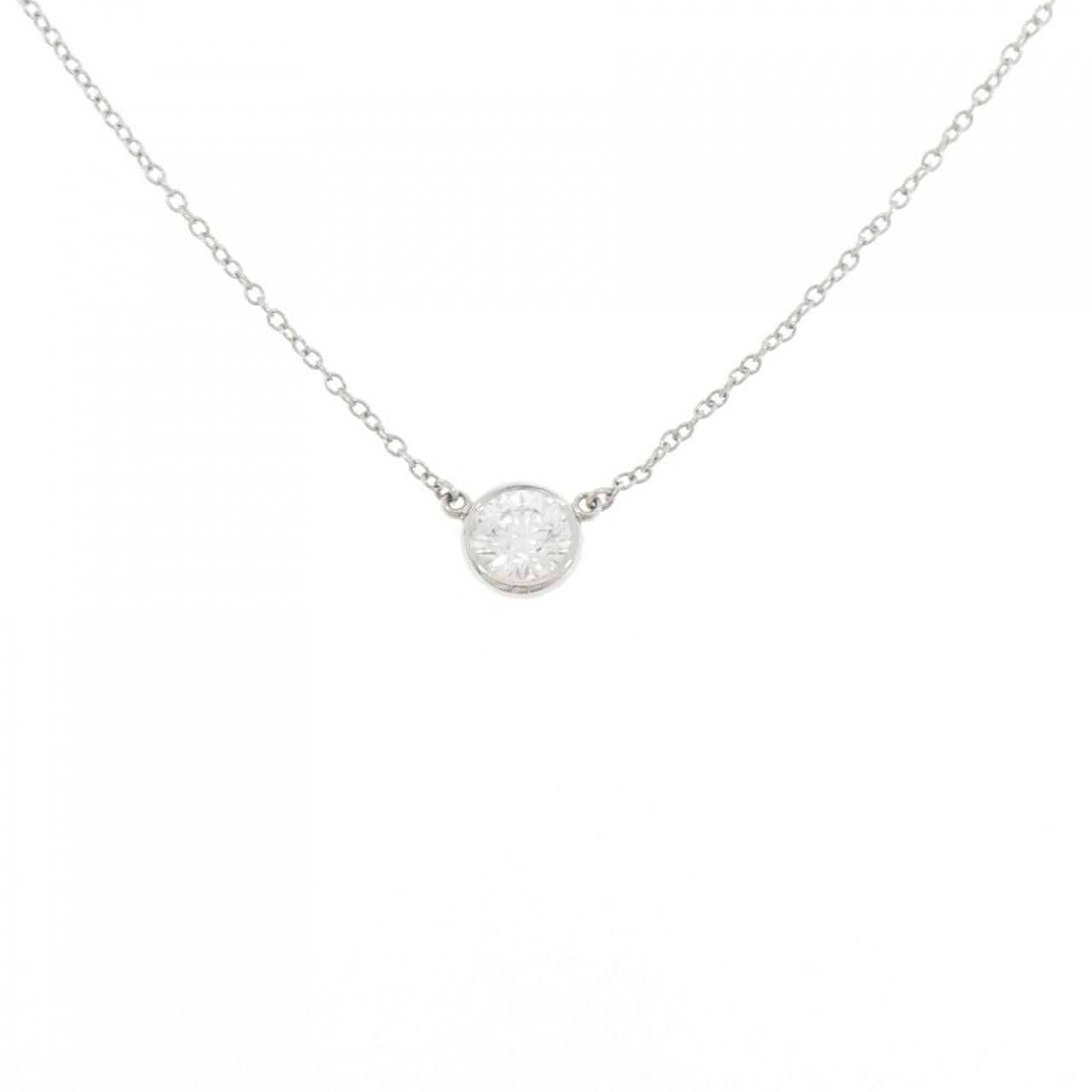 Tiffany & Co. Tiffany By the Yard Platinum950 Diamond Necklace Precious Metal Necklace DUTY FREE for USA