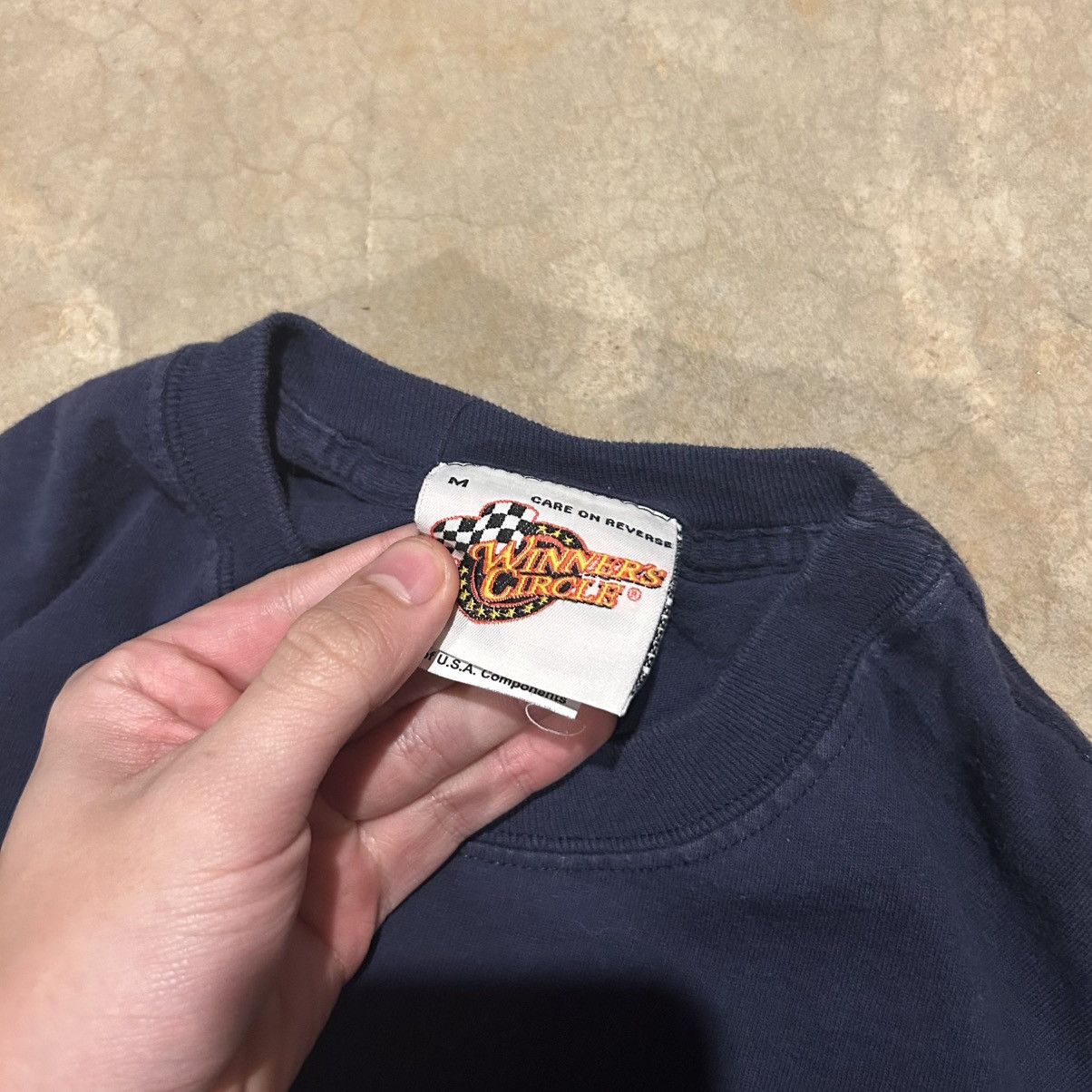 NASCAR × Vintage Crazy Vintage Y2K Nascar Jimmie Johnson Lowe’s Racing Tee Size US M / EU 48-50 / 2 - 5 Thumbnail