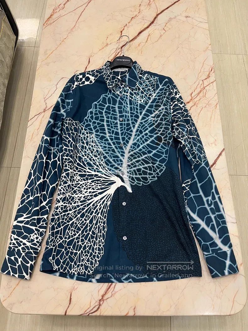 Hermes Hermes size 38 Casual floral long-sleeve turn-down collar s Size US XS / EU 42 / 0 - 1 Thumbnail