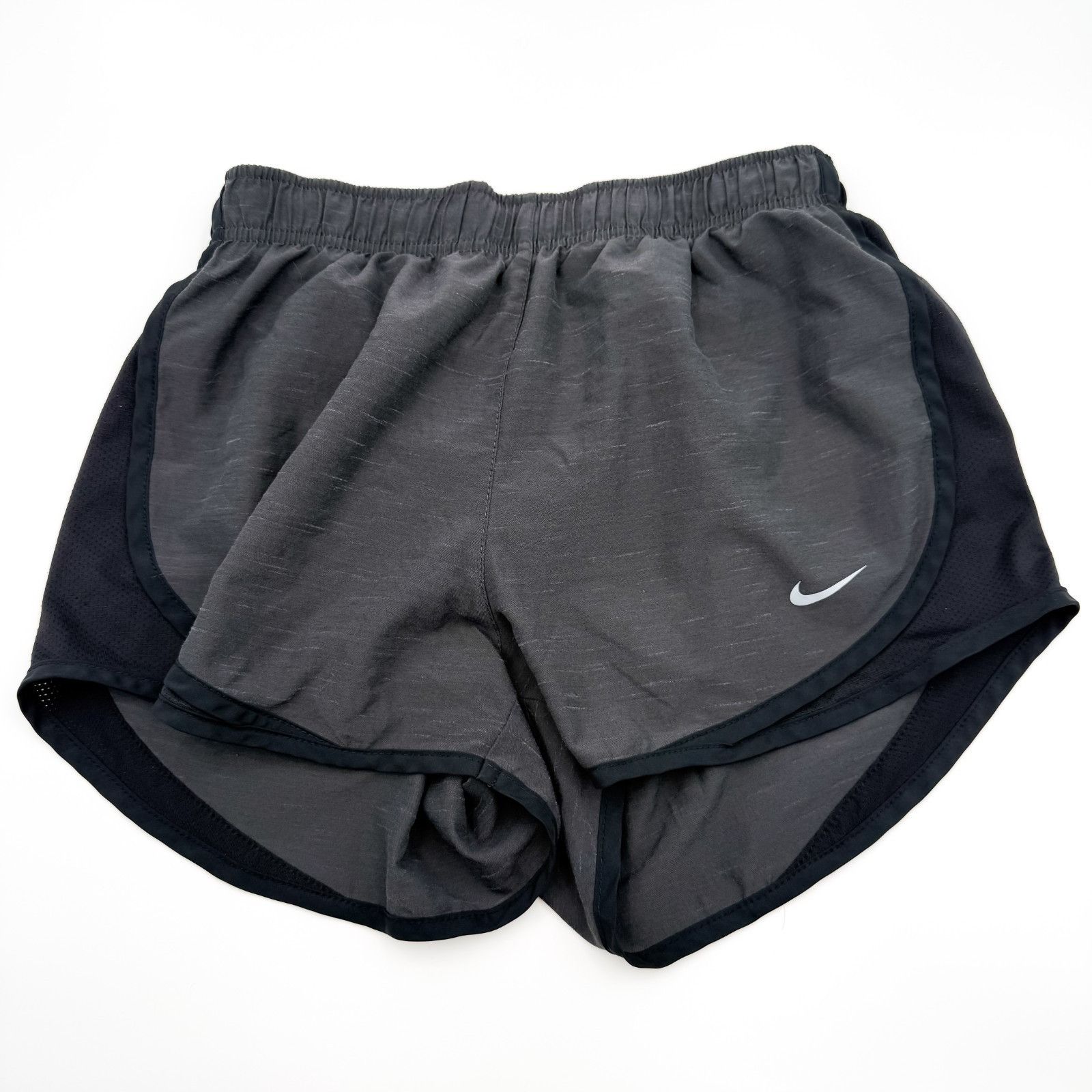 Nike Nike Dri-Fit Gray/Black Lined Briefed Athletic Shorts Women' Size 27" / US 4 / IT 40 - 2 Thumbnail