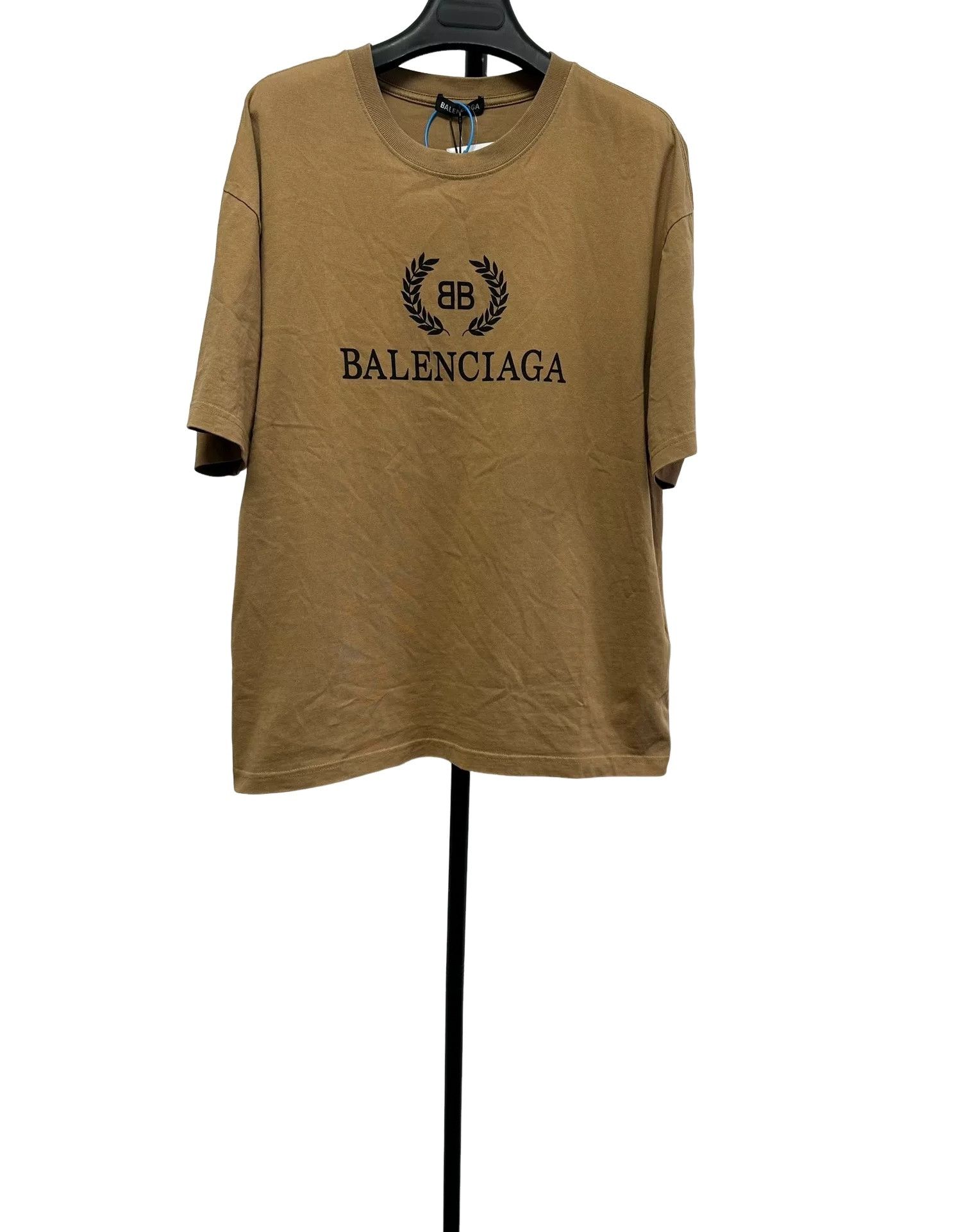 Balenciaga Balenciaga BB Laurel Logo T-Shirt Size L Size US L / EU 52-54 / 3 - 1 Thumbnail