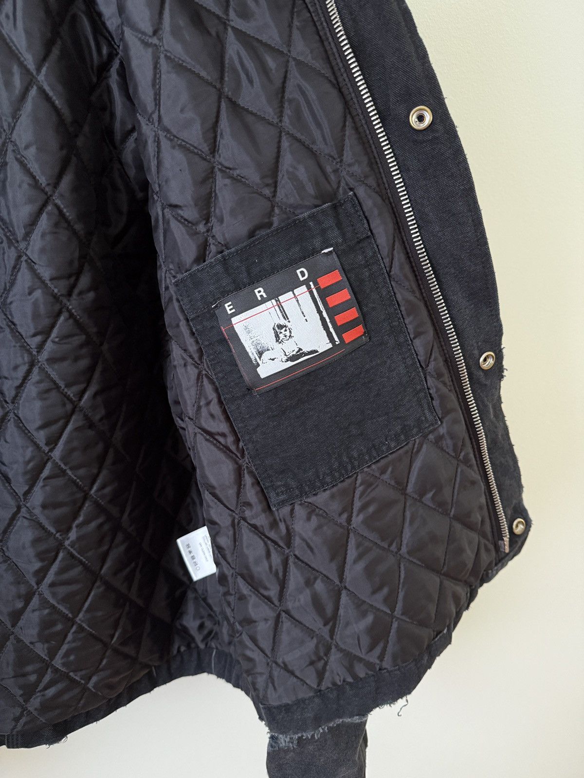 Enfants Riches Deprimes Distressed Leather Collar Graphic Work Jacket Size US M / EU 48-50 / 2 - 17 Thumbnail