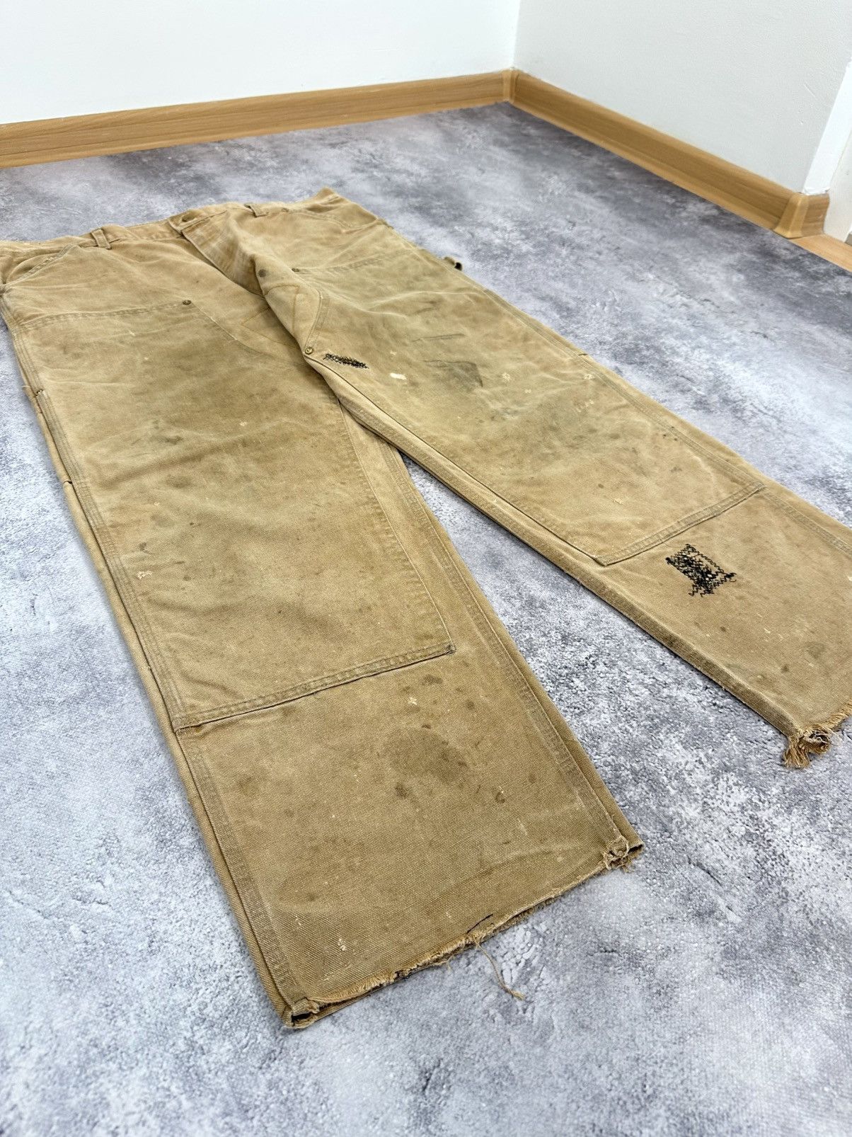Carhartt Vintage 80s Carhartt 100 Year Anniversary USA Utility Pants Size US 38 / EU 54 - 9 Thumbnail