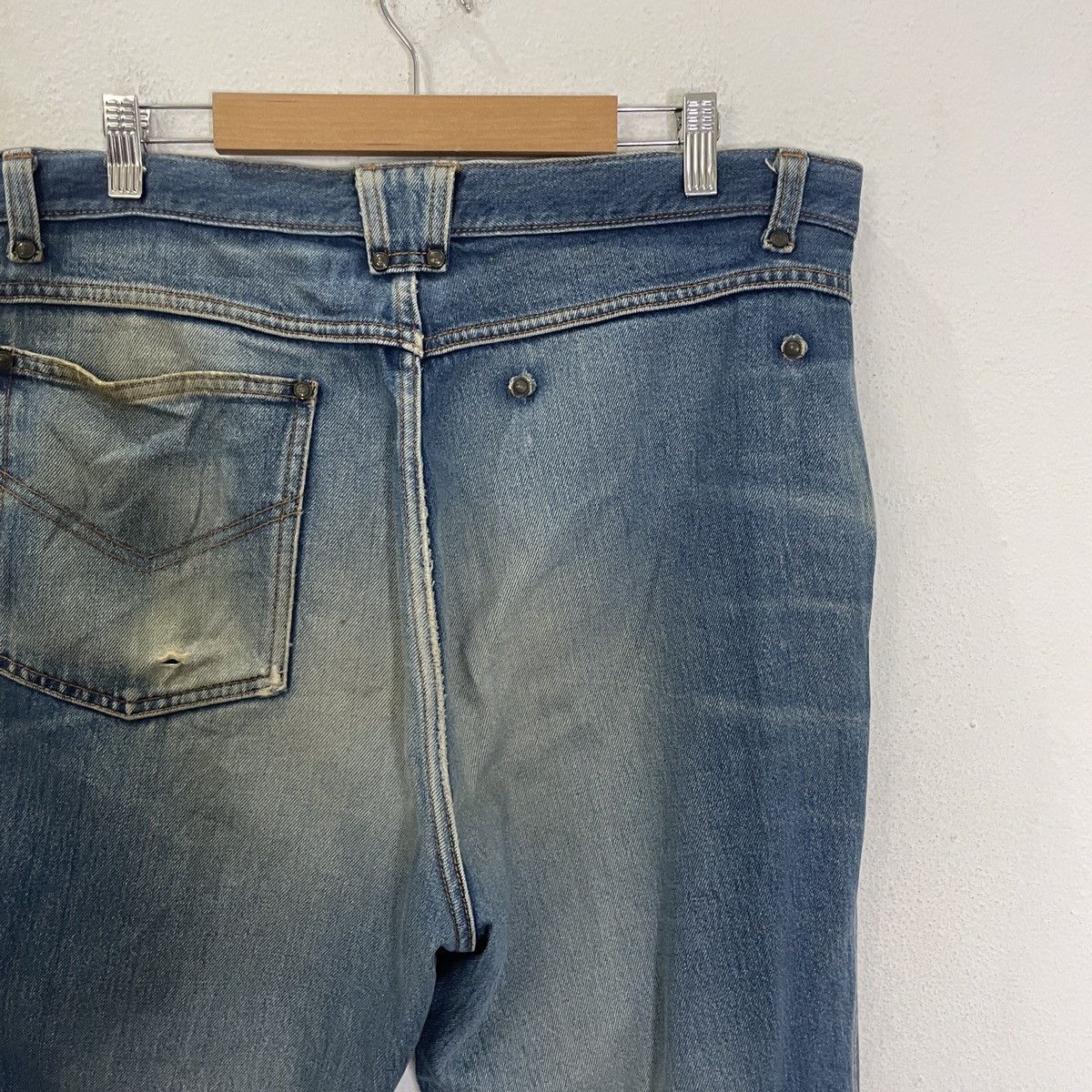 Lancel Vintage Lancel Distressed Denim Jeans Size US 37 - 8 Thumbnail