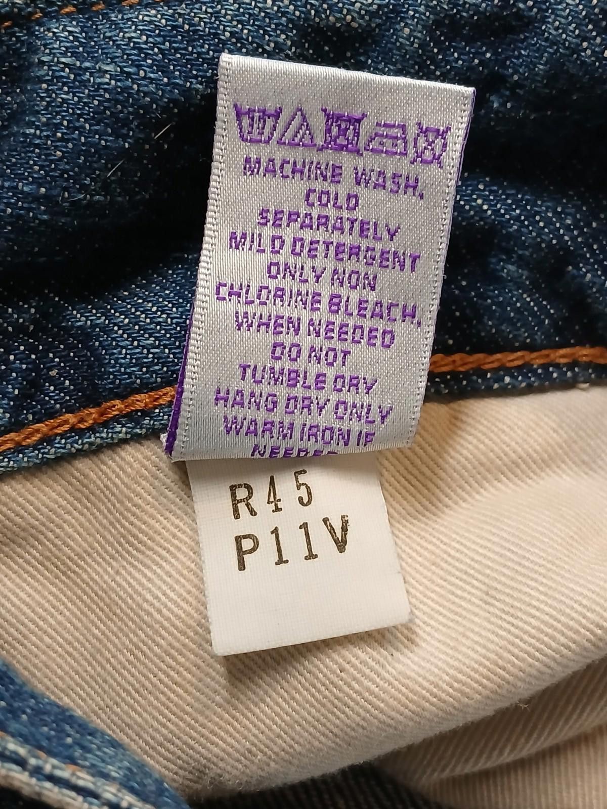 Prps PRPS JAPAN 24x34 Purple Selvedge Distressed Denim Jeans NWOT Size US 26 / EU 42 - 5 Thumbnail