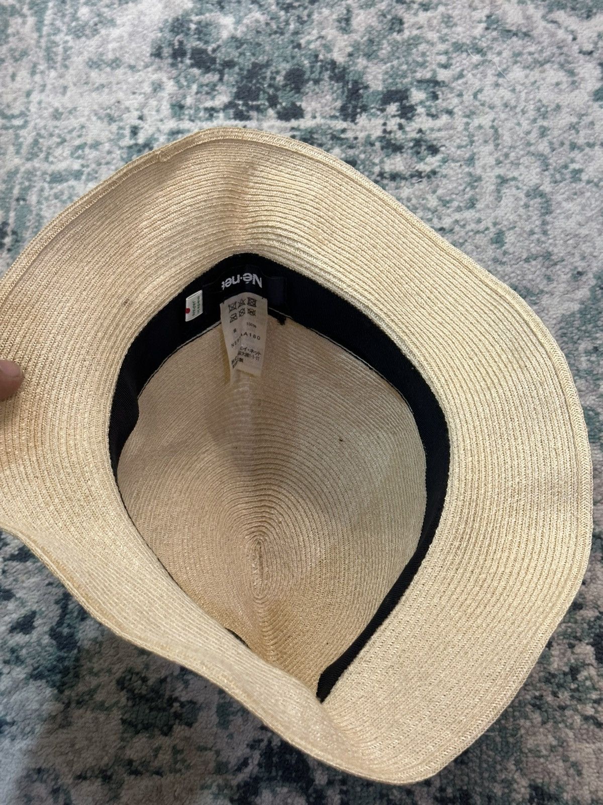 Ne-Net Ne-net Issey Miyake Fedora Straw Bucket Hats Size ONE SIZE - 8 Thumbnail