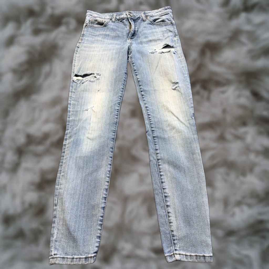 Vintage Kut From The Kloth FAB AB Women's Jeans 8 Blue Denim Ankle Skinny Size 30" / US 8 / IT 44 - 1 Thumbnail