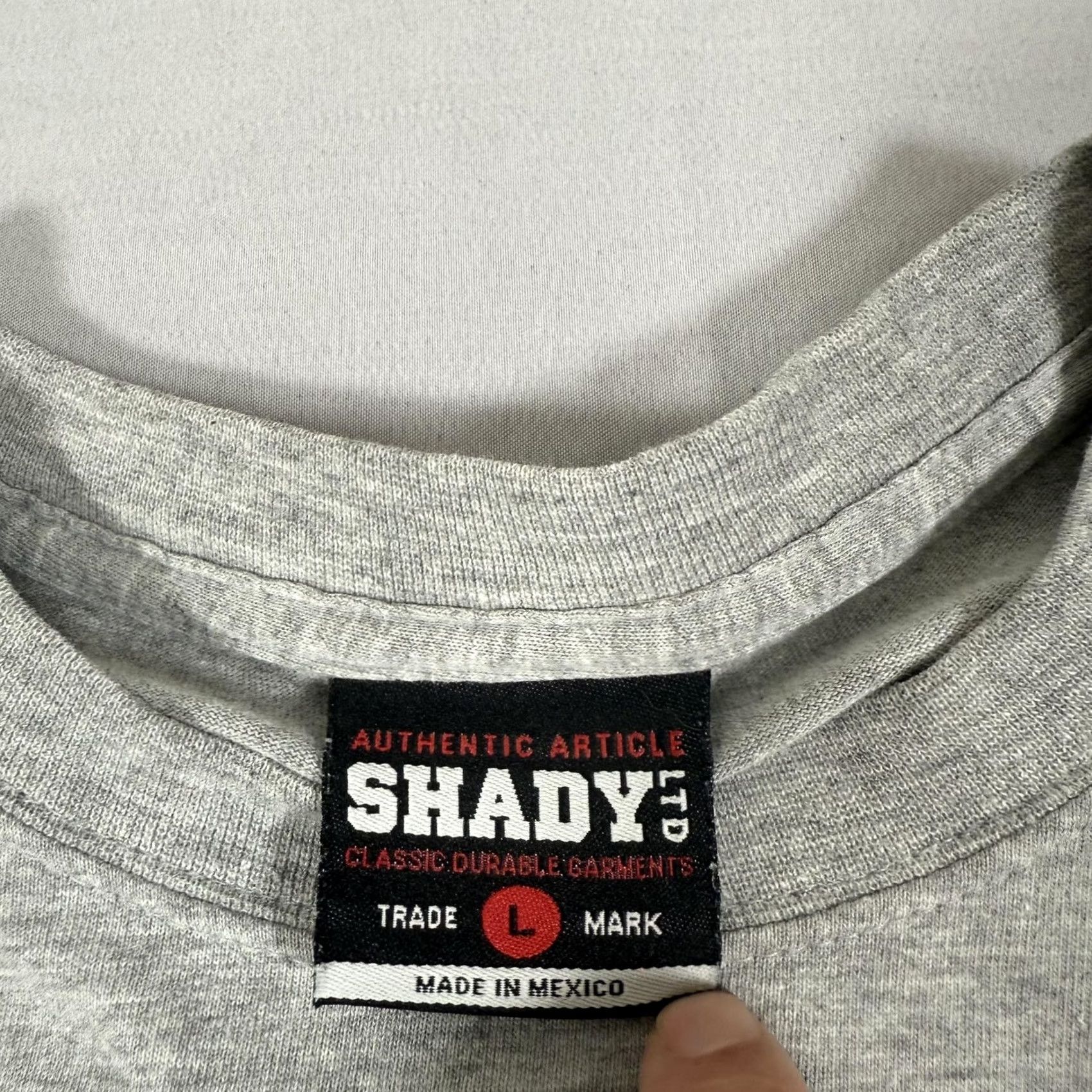 Vintage VINTAGE Shady LTD Shirt Mens L Gray Graffiti Streetwear Graphic Tee Y2K Size US L / EU 52-54 / 3 - 7 Thumbnail