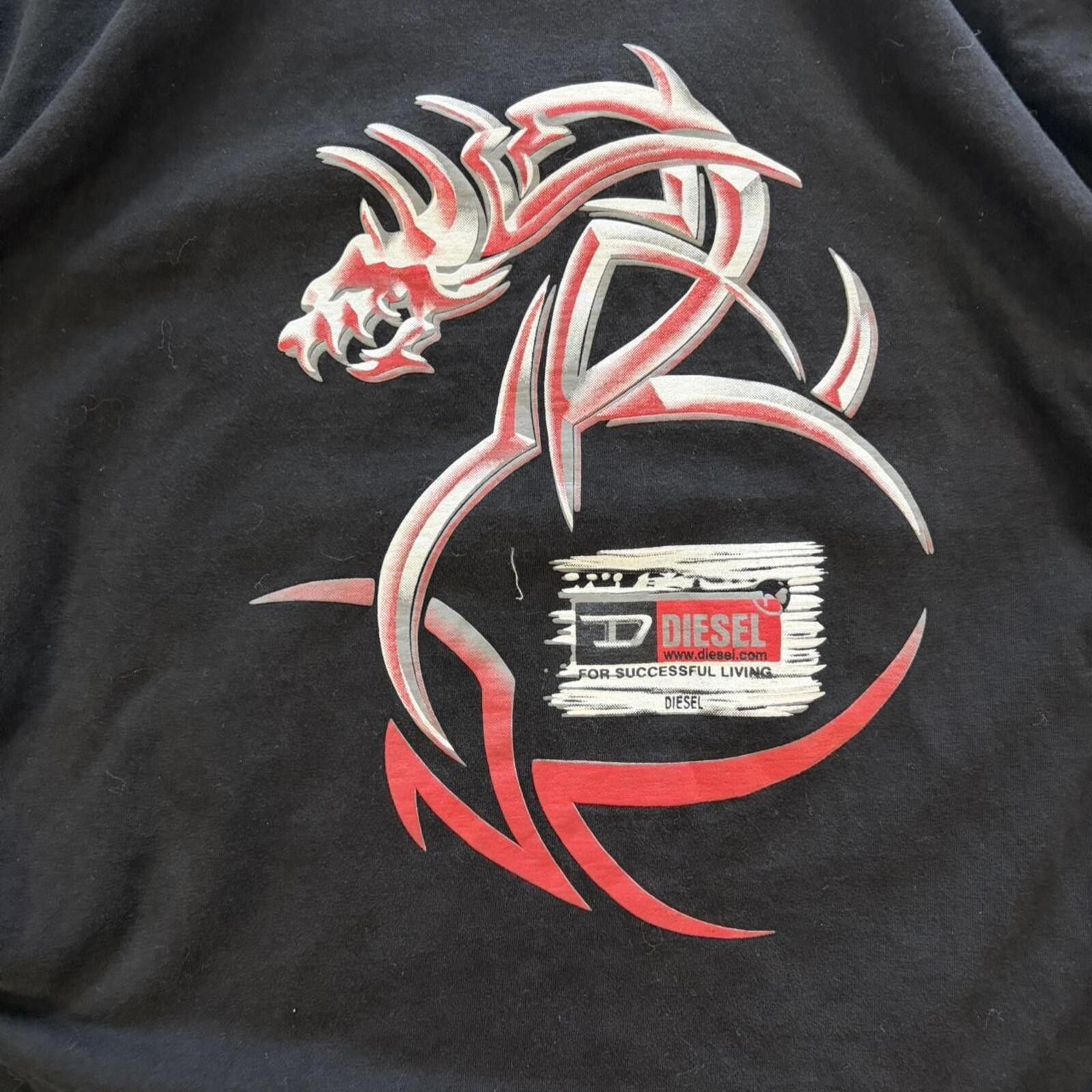 Diesel Y2K Diesel Dragon Tee Size US L / EU 52-54 / 3 - 3 Thumbnail