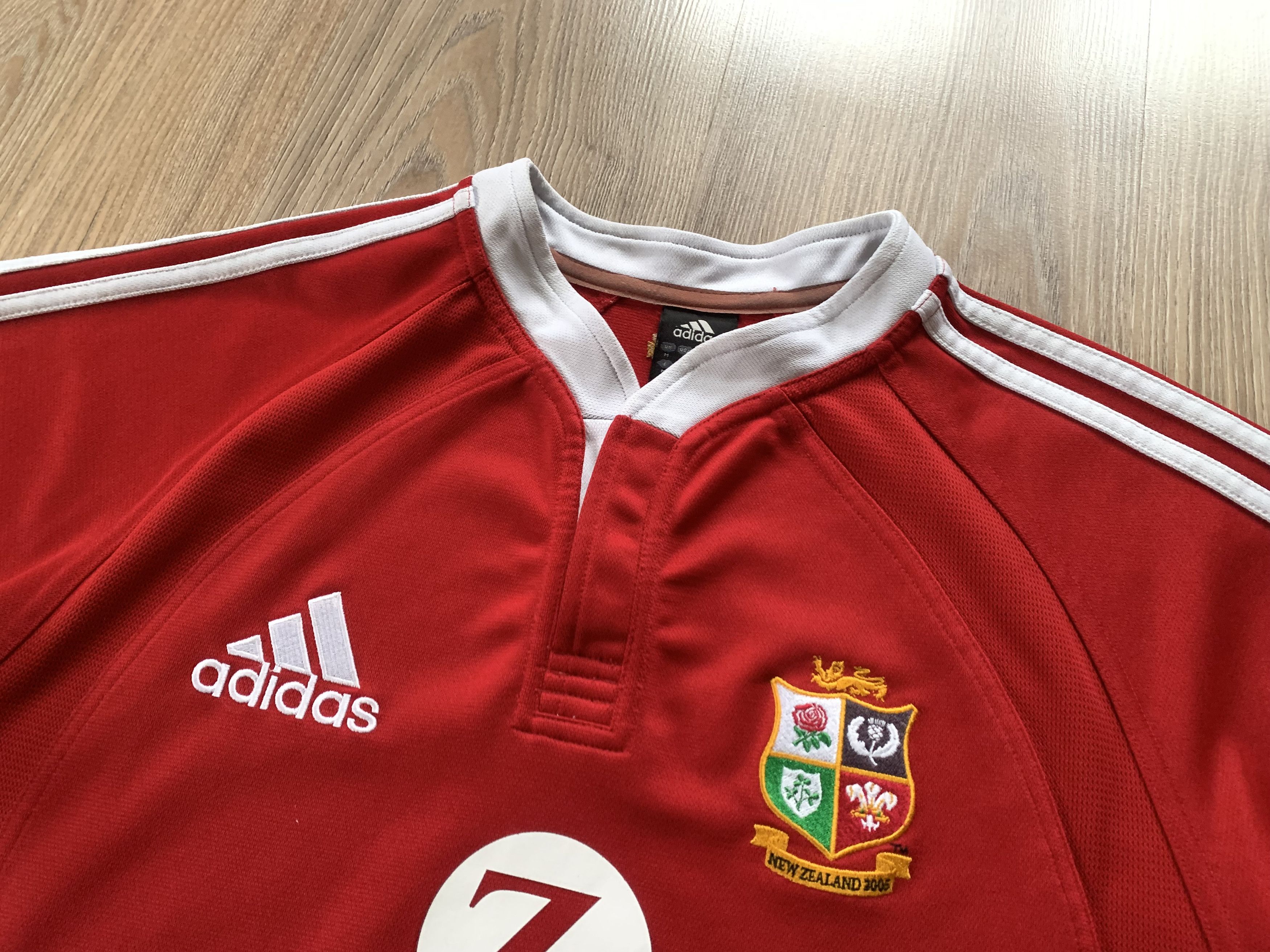 Adidas Adidas Men's Vintage New Zealand Rugby Jersey World Cup WRU Size US M / EU 48-50 / 2 - 4 Thumbnail