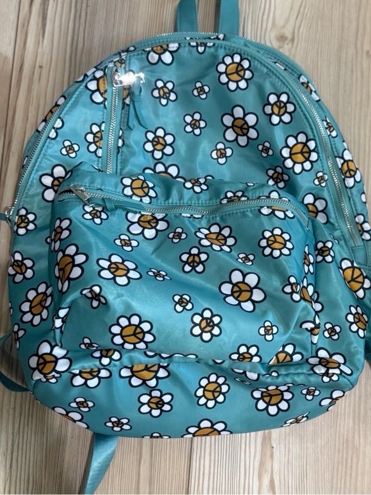 Other Kids Floral Mini Backpack in Teal - Cute Daisy Print Size ONE SIZE - 3 Thumbnail