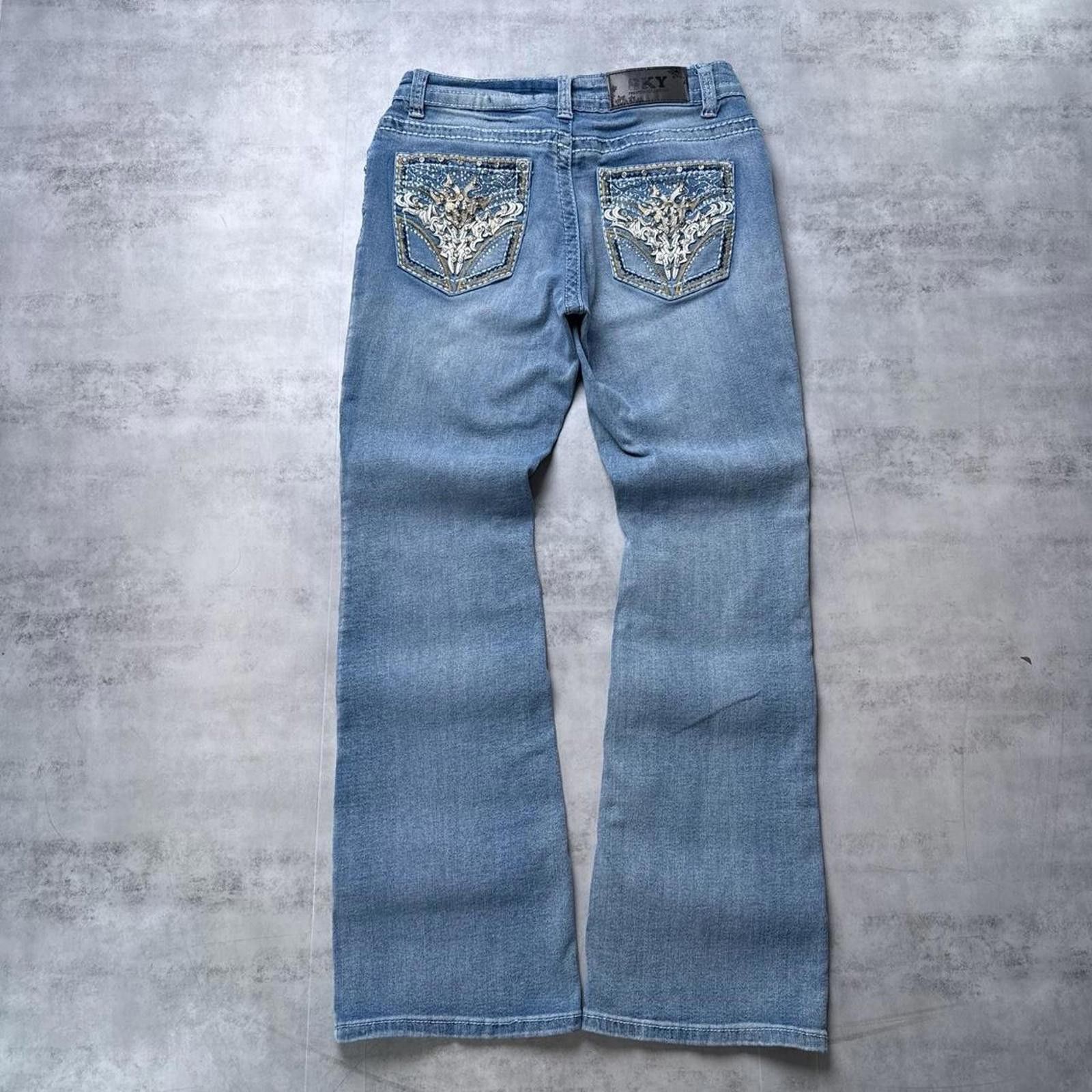 Other Y2K Sky blue flared bootcut 00s denim jeans Size 30" / US 8 / IT 44 - 1 Thumbnail