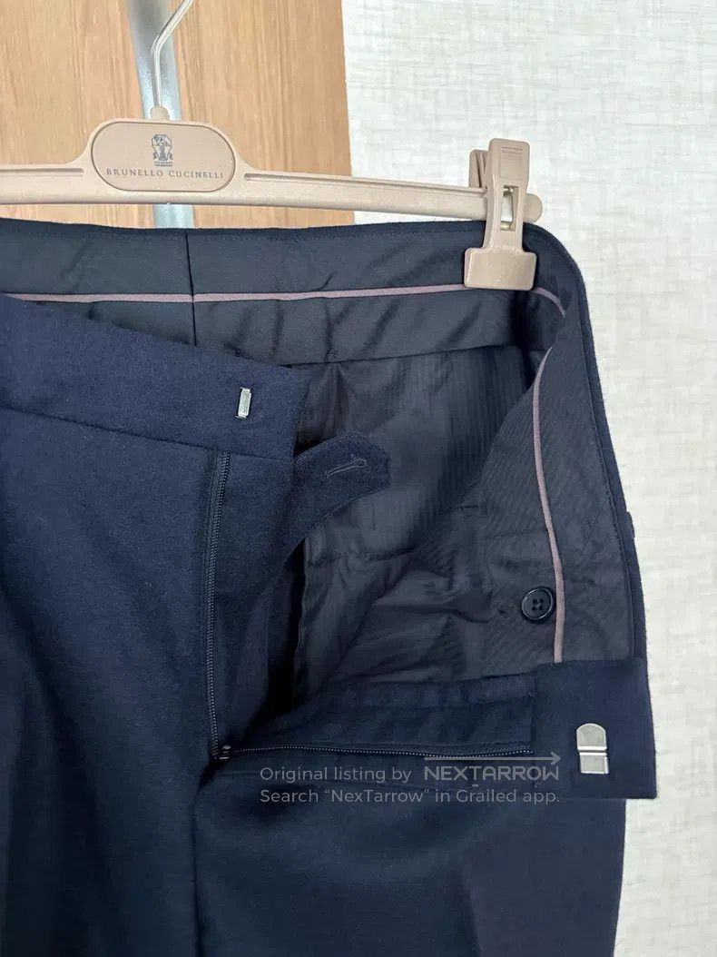 Hermes Hermes Men's cashmere leisure pants for autumn and winter Size US 26 / EU 42 - 4 Thumbnail