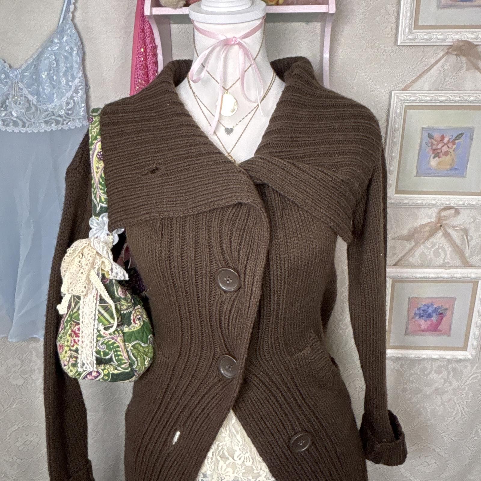 Mossimo y2k elena gilbert layering cardigan Size XS / US 0-2 / IT 36-38 - 2 Thumbnail