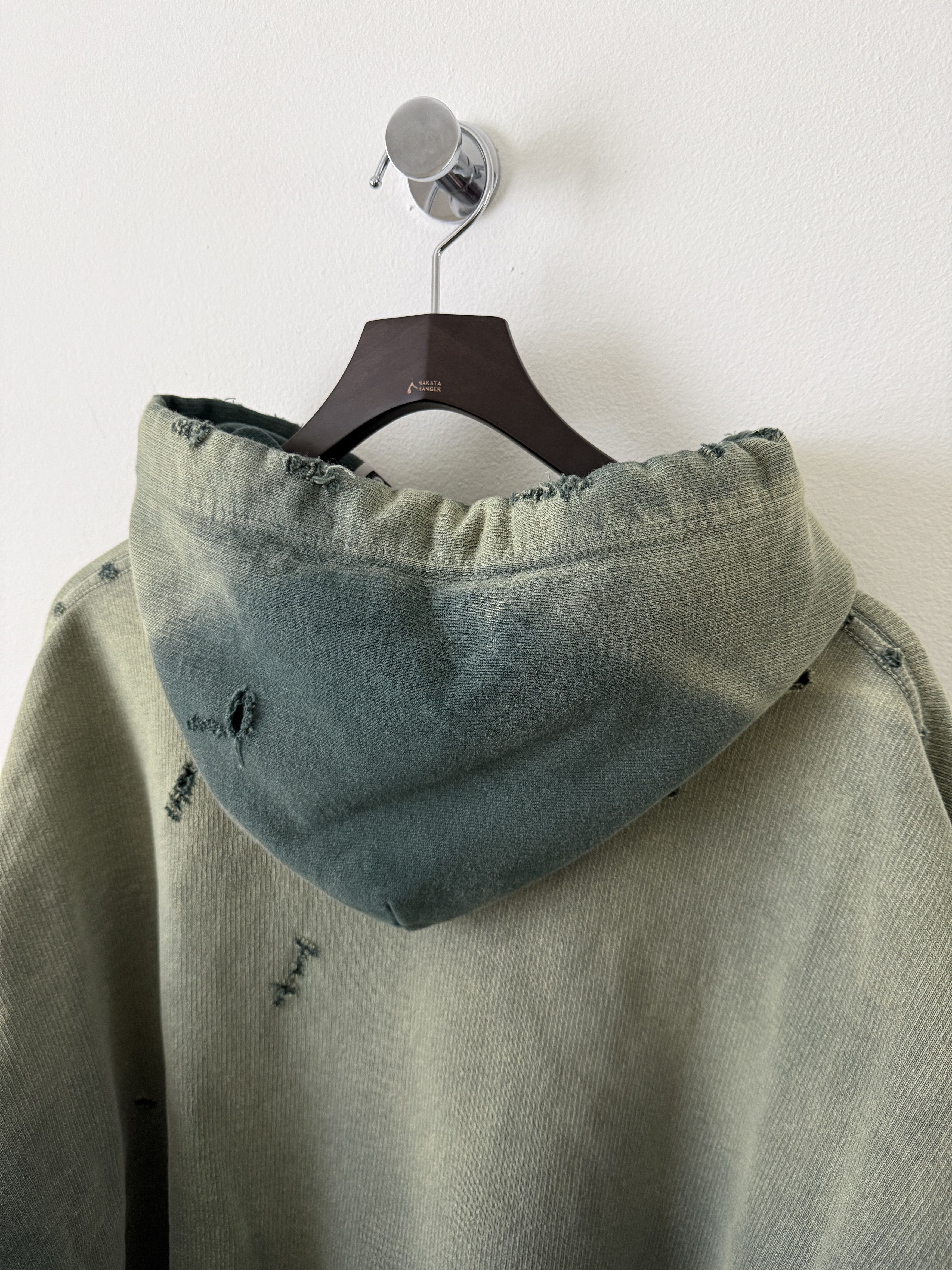 Maison MIHARA YASUHIRO Sun Faded Distressed Pullover Hoodie Size US S / EU 44-46 / 1 - 19 Thumbnail